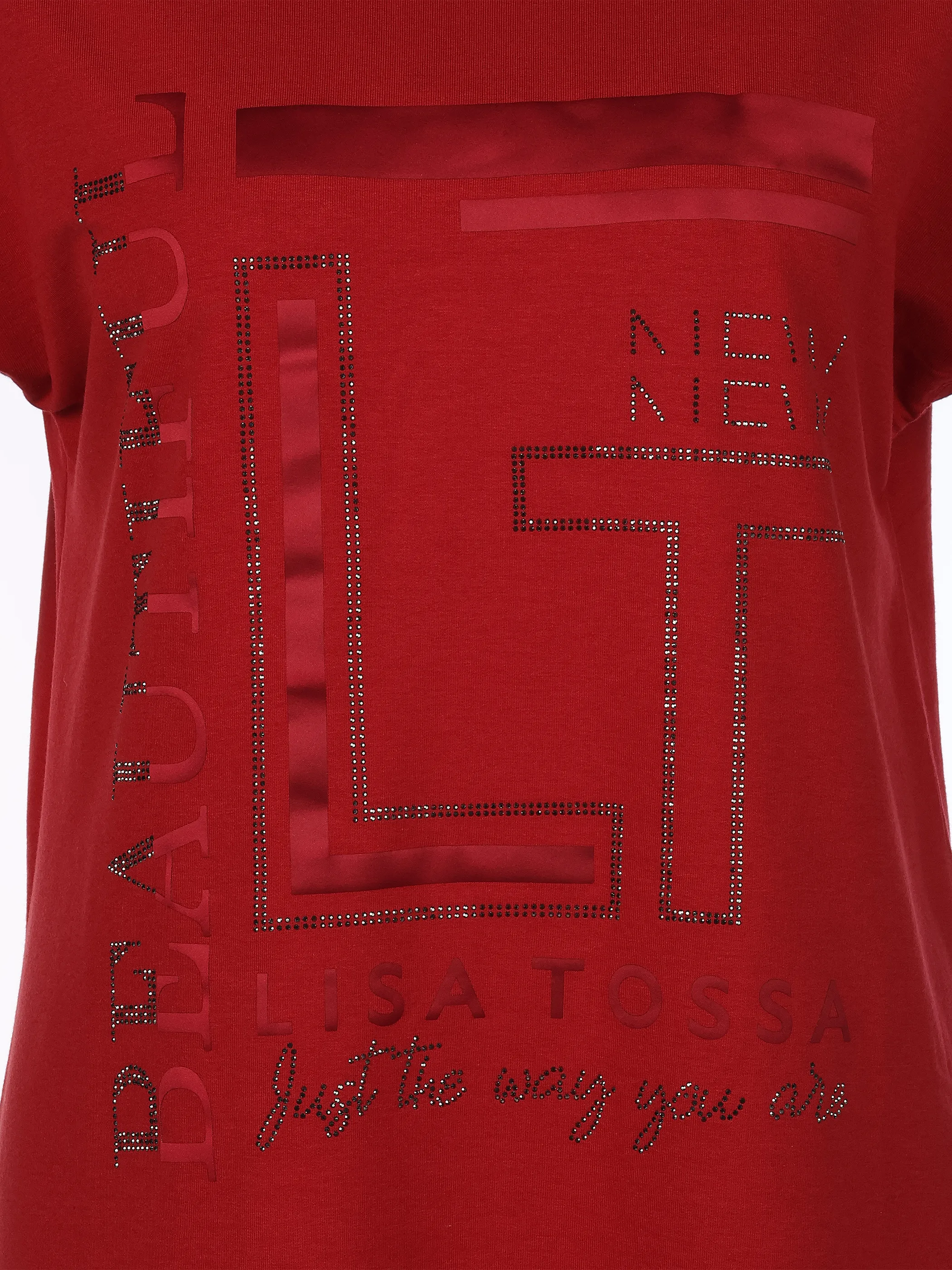 Lisa Tossa Da. Jersey Kleid Rot 926667 RHUBARB 3