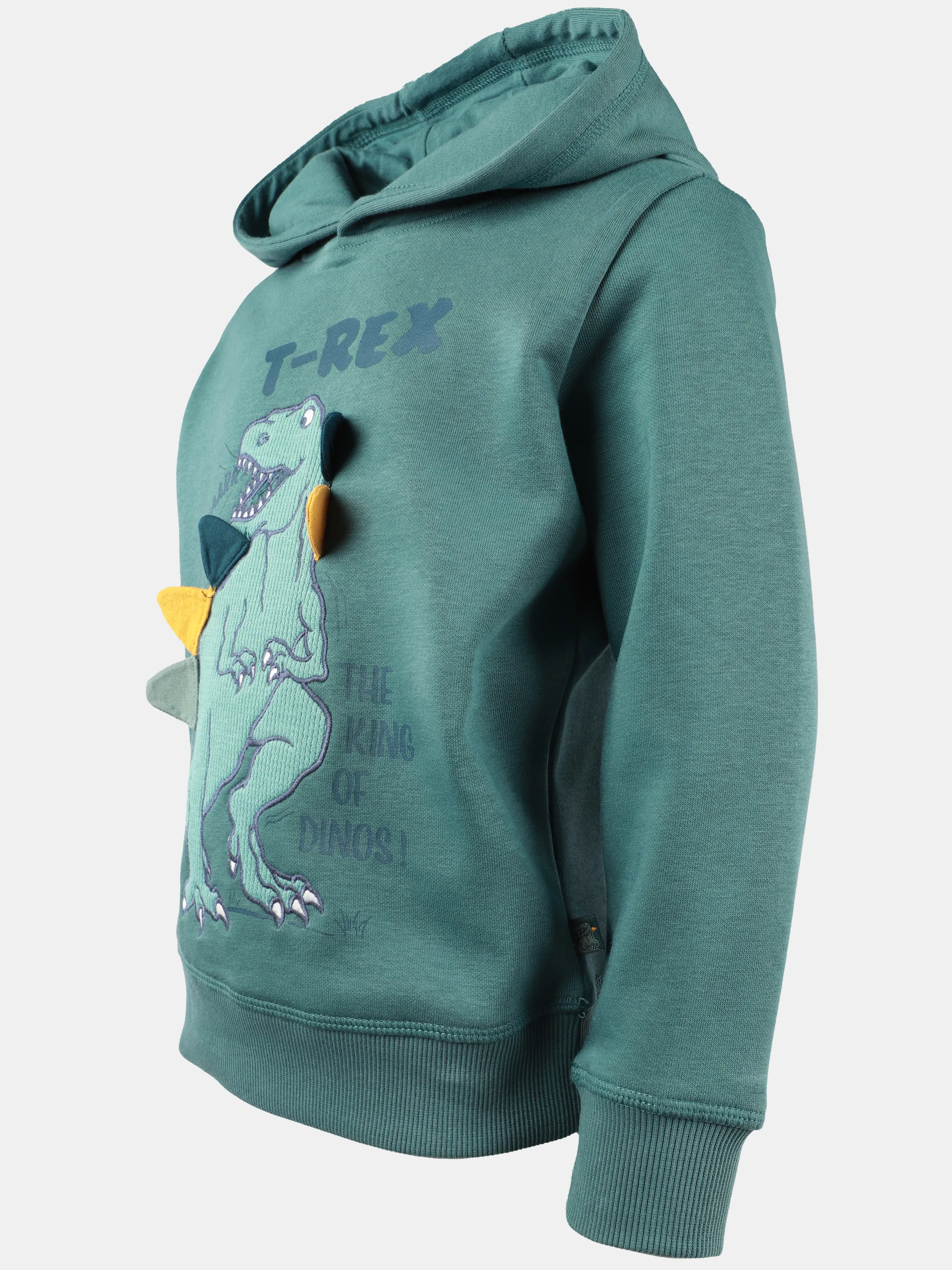 One Way KJ Sweatshirt mit hood mit Dino Print Grün 913381 DUNKELGRÜN 3