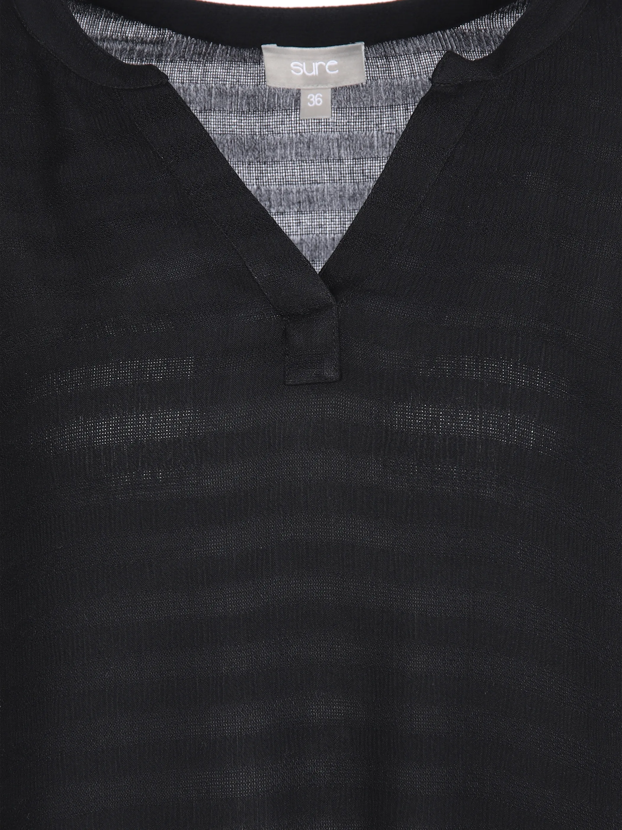 Sure Da-Bluse 1/2 Arm Schwarz 890202 BLACK 3