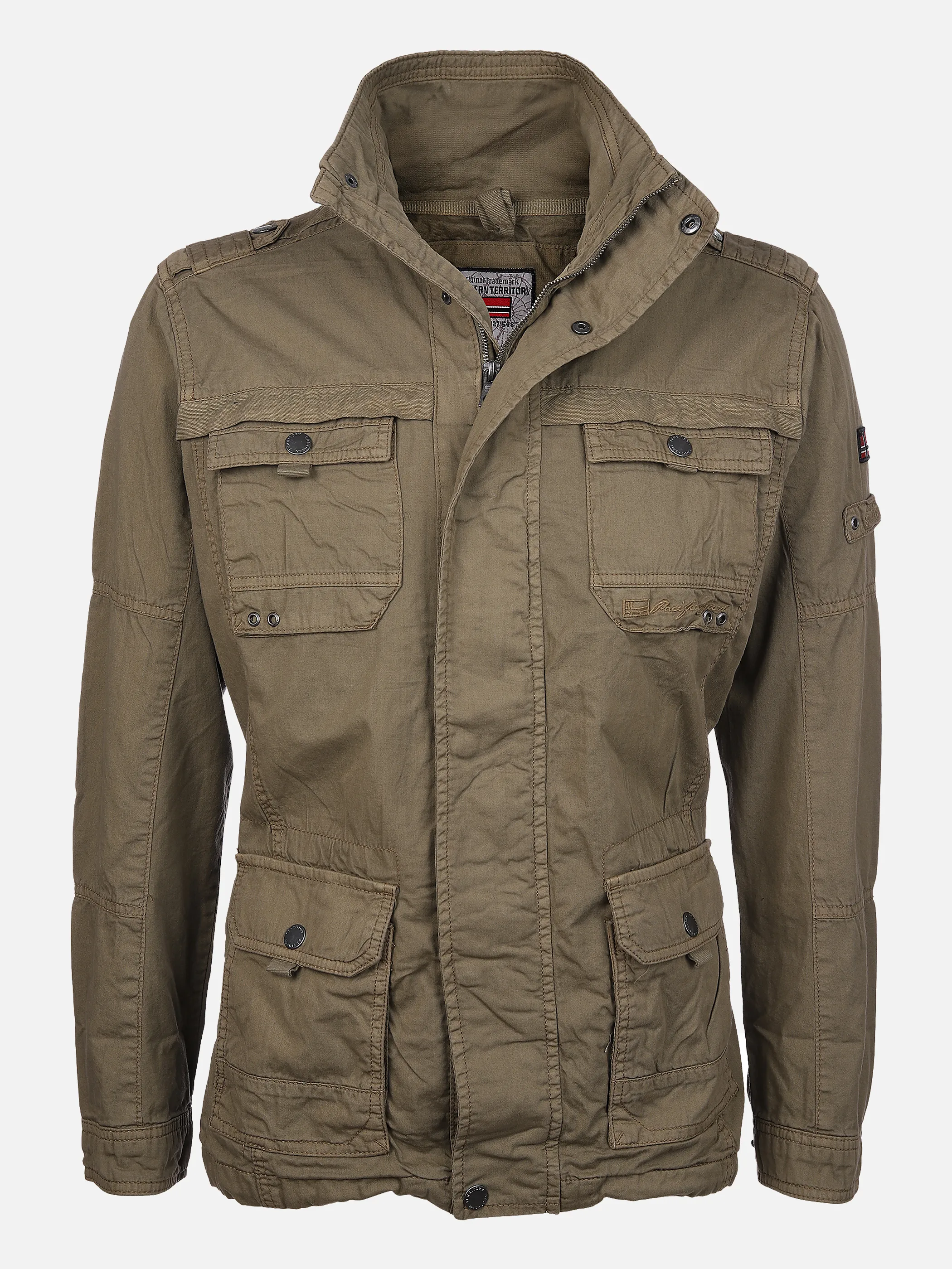 Southern Territory He. Fieldjacke washer Grün 848652 OLIVE 1