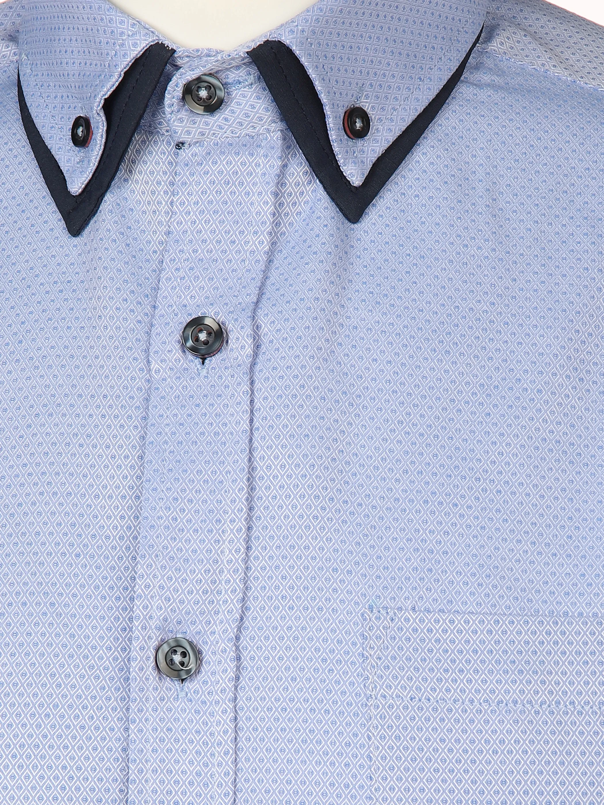 Jim Spencer He. Cityhemd 1/1 Arm chi chi MF Blau 895163 BLUE 3 Jim Spencer He. Cityhemd 1/1 Arm chi chi MF Blau 895163 BLUE 3