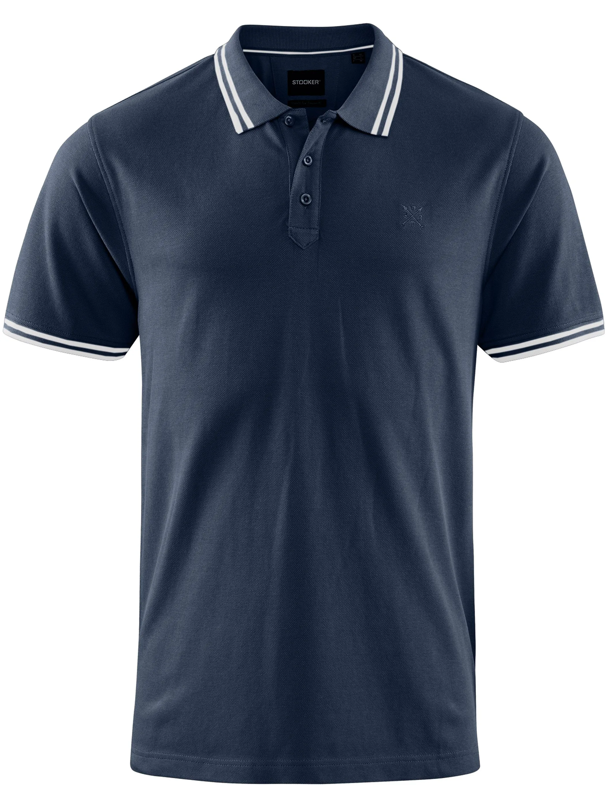 Stooker HAKA 74101170004501 He. Poloshirts, Blau 913859 4501 1 Stooker HAKA 74101170004501 He. Poloshirts, Blau 913859 4501 1