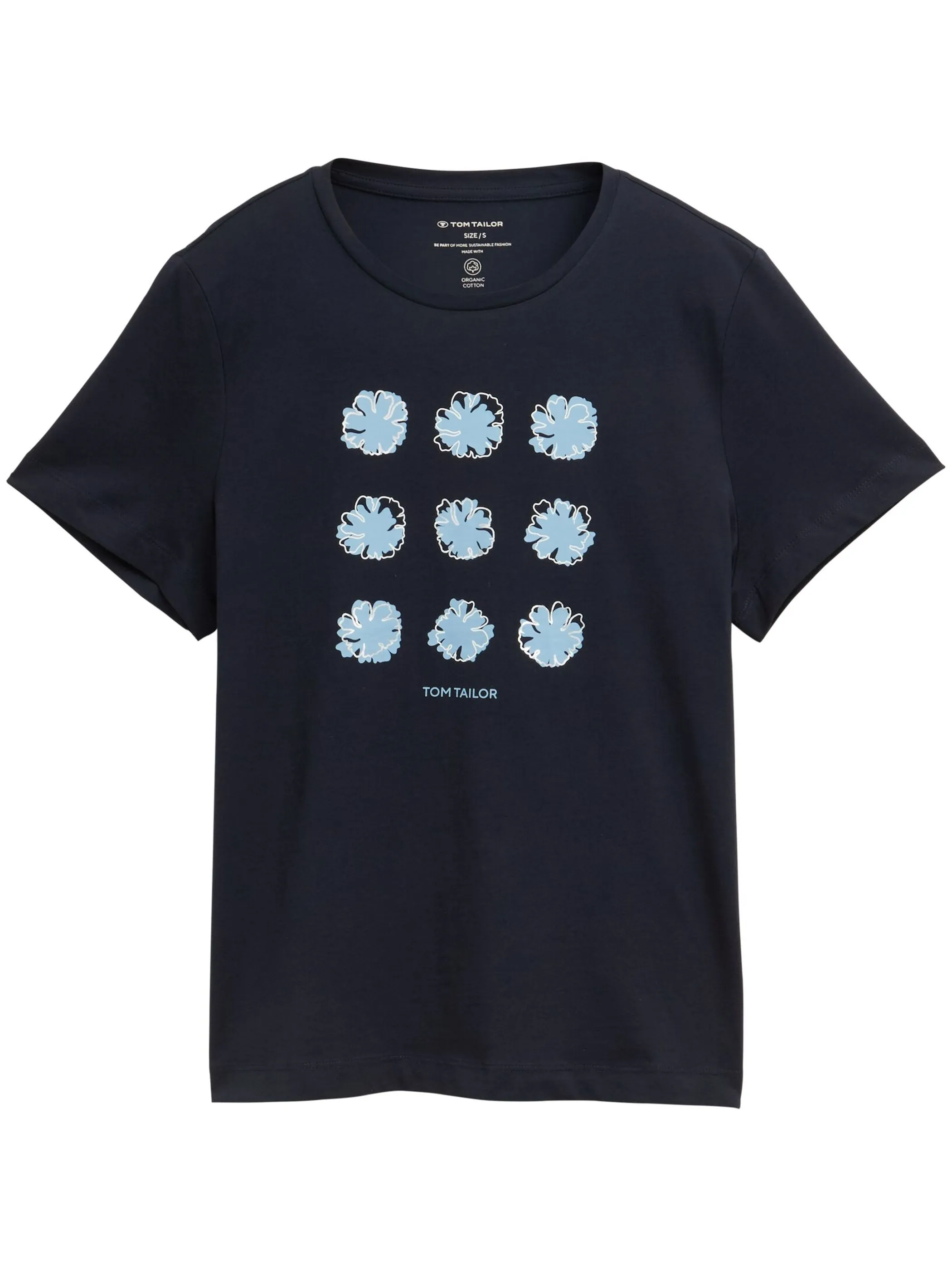 Tom Tailor 1045534 NOS T-shirt basic crew neck Blau 905964 10668 1 Tom Tailor 1045534 NOS T-shirt basic crew neck Blau 905964 10668 1