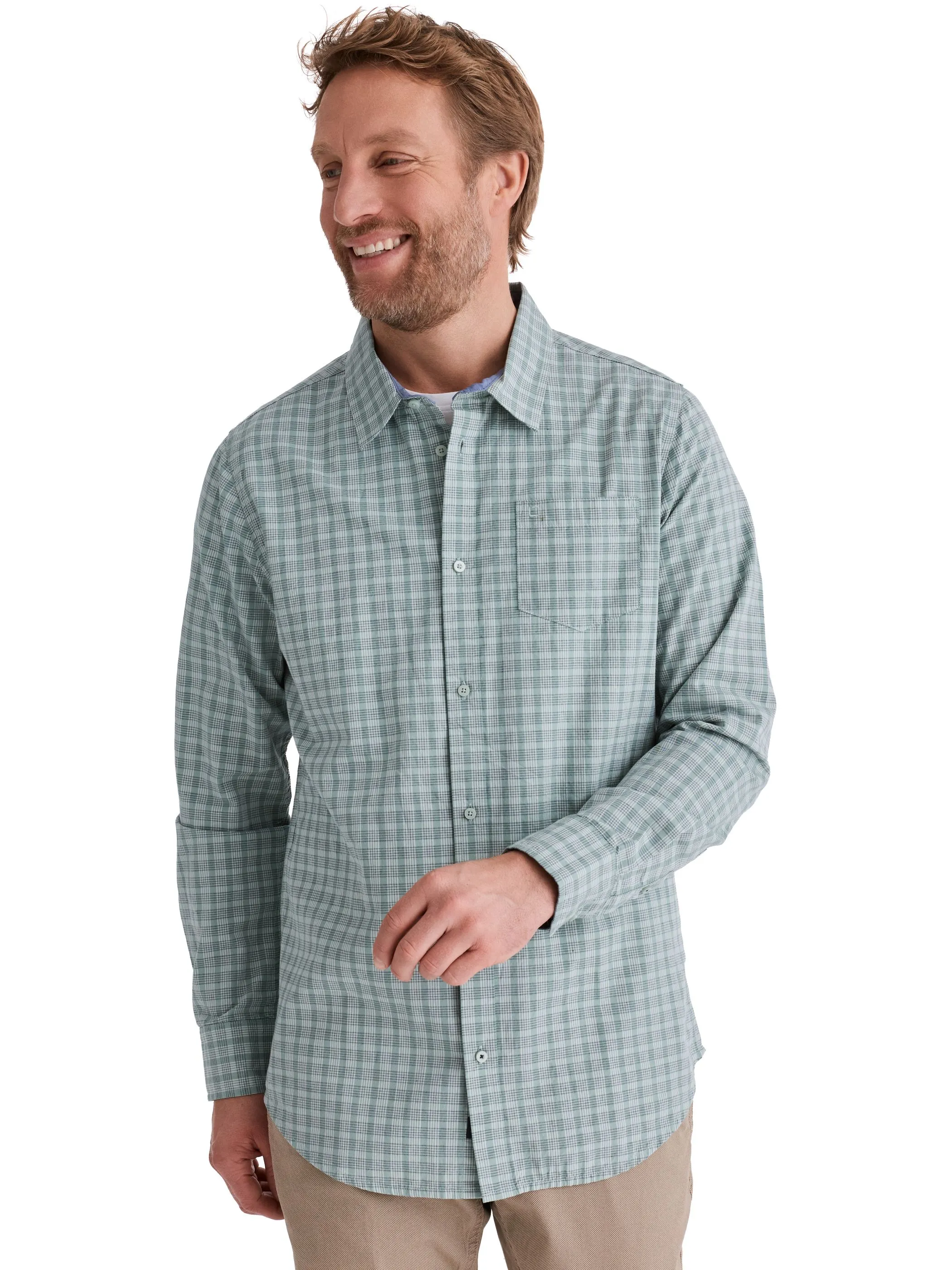 Stooker HAKA 73102230009770 He. Bluse/Hemd, Grün 913875 9770 1