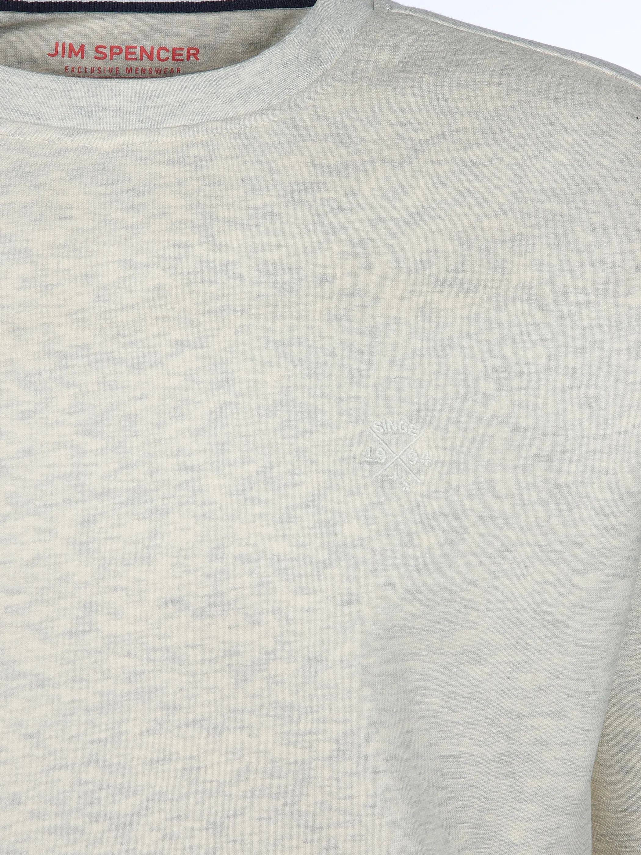 Jim Spencer He. Sweatshirt mel seasonal RH Beige 902172 BEIGE 3 Jim Spencer He. Sweatshirt mel seasonal RH Beige 902172 BEIGE 3
