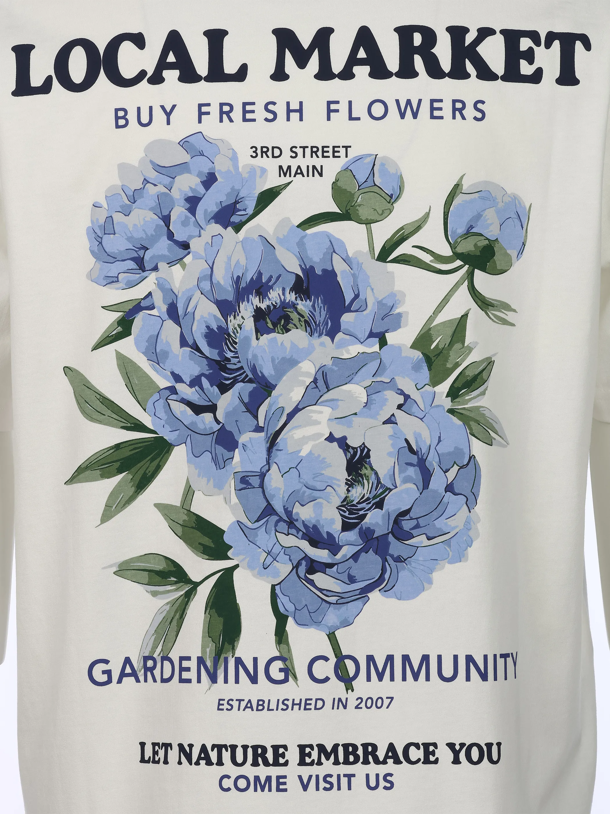 IX-O H12078M22616AAWG YF He-T-Shirt mit Graphic Print Weiß 925919 22000 3