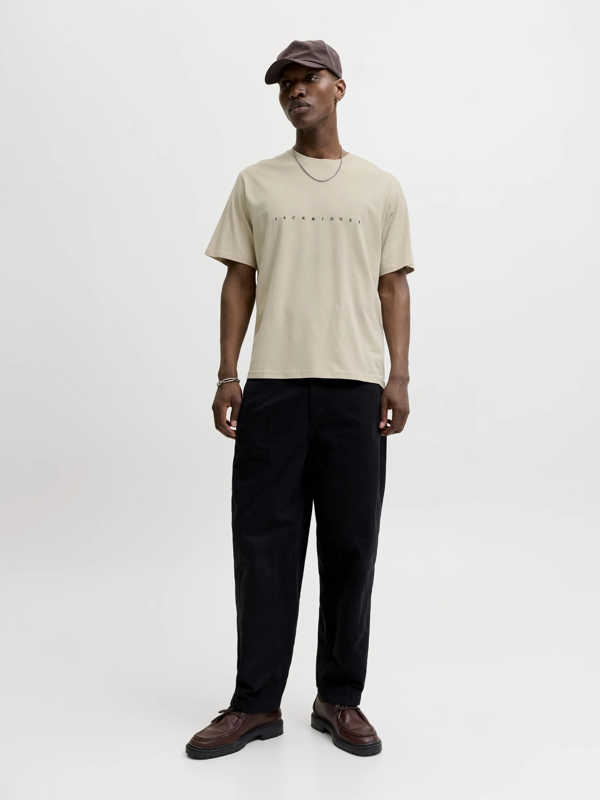 Jack Jones 12234746 JJESTAR JJ TEE SS NOO Braun 886675 176631 4