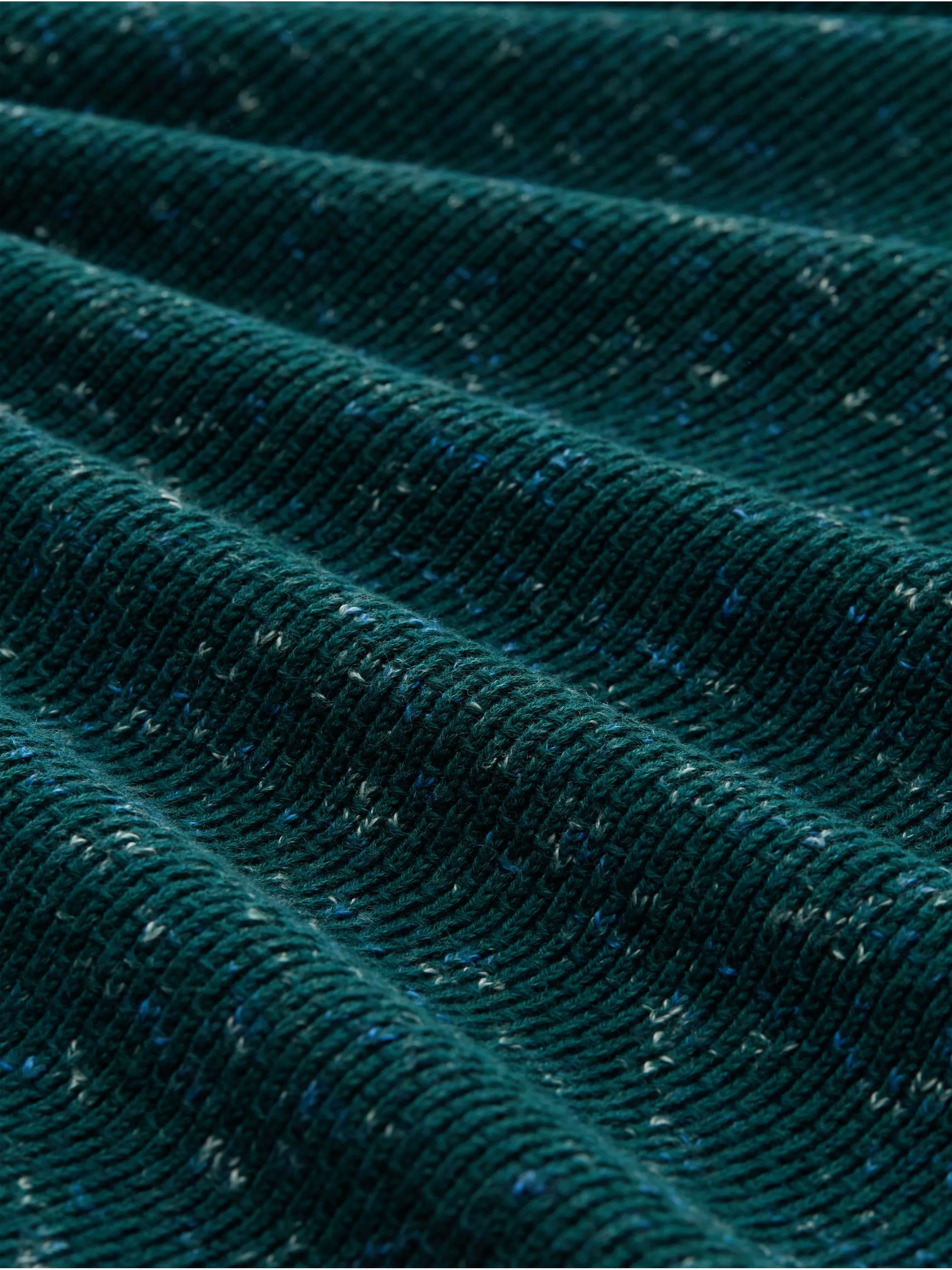 Tom Tailor 1048815 space dye zip jacket Türkis 919289 39343 2