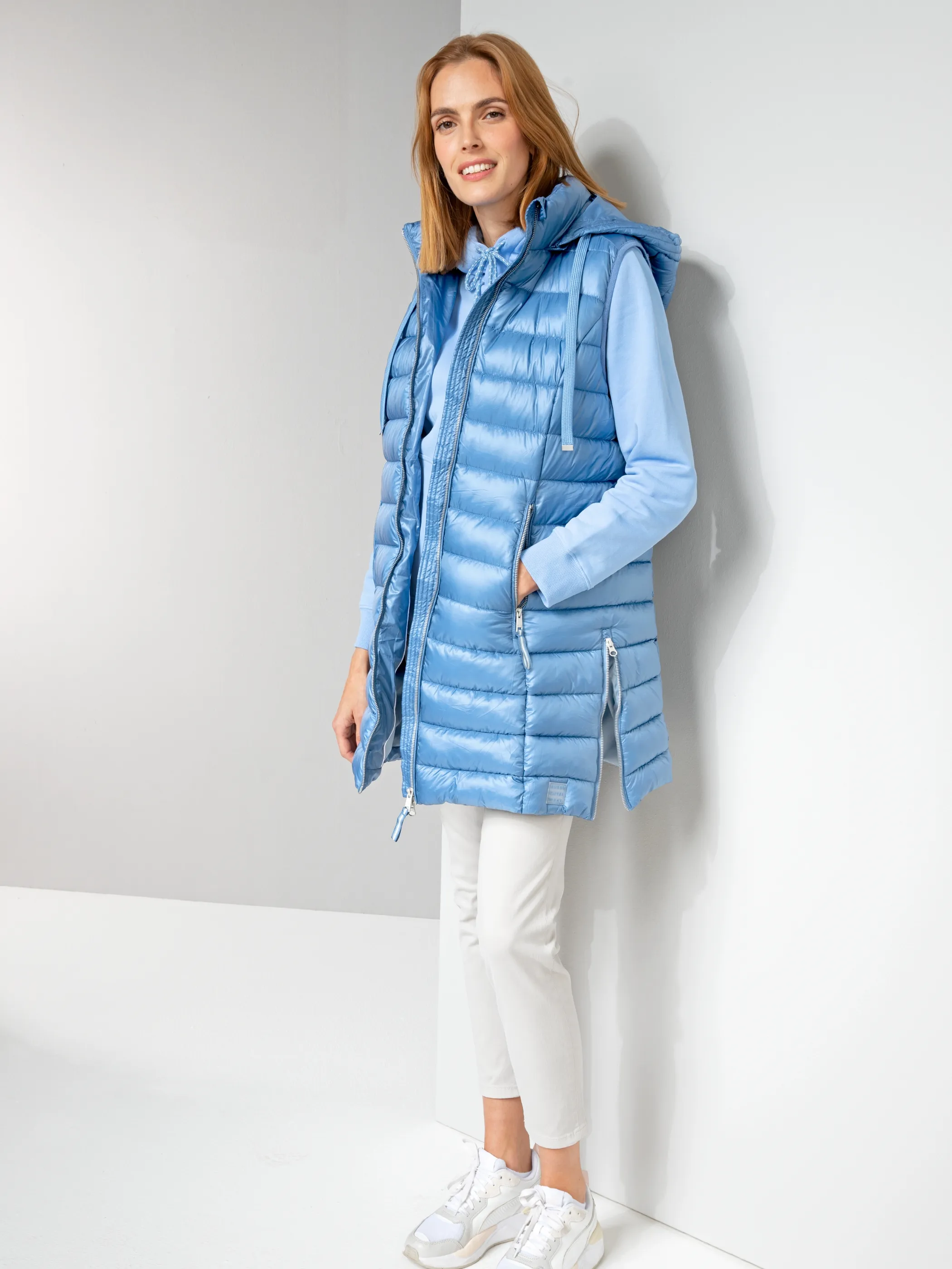 Sure Da-Weste m. Kapuze lang Blau 889320 BLUE SILV 5 Sure Da-Weste m. Kapuze lang Blau 889320 BLUE SILV 5