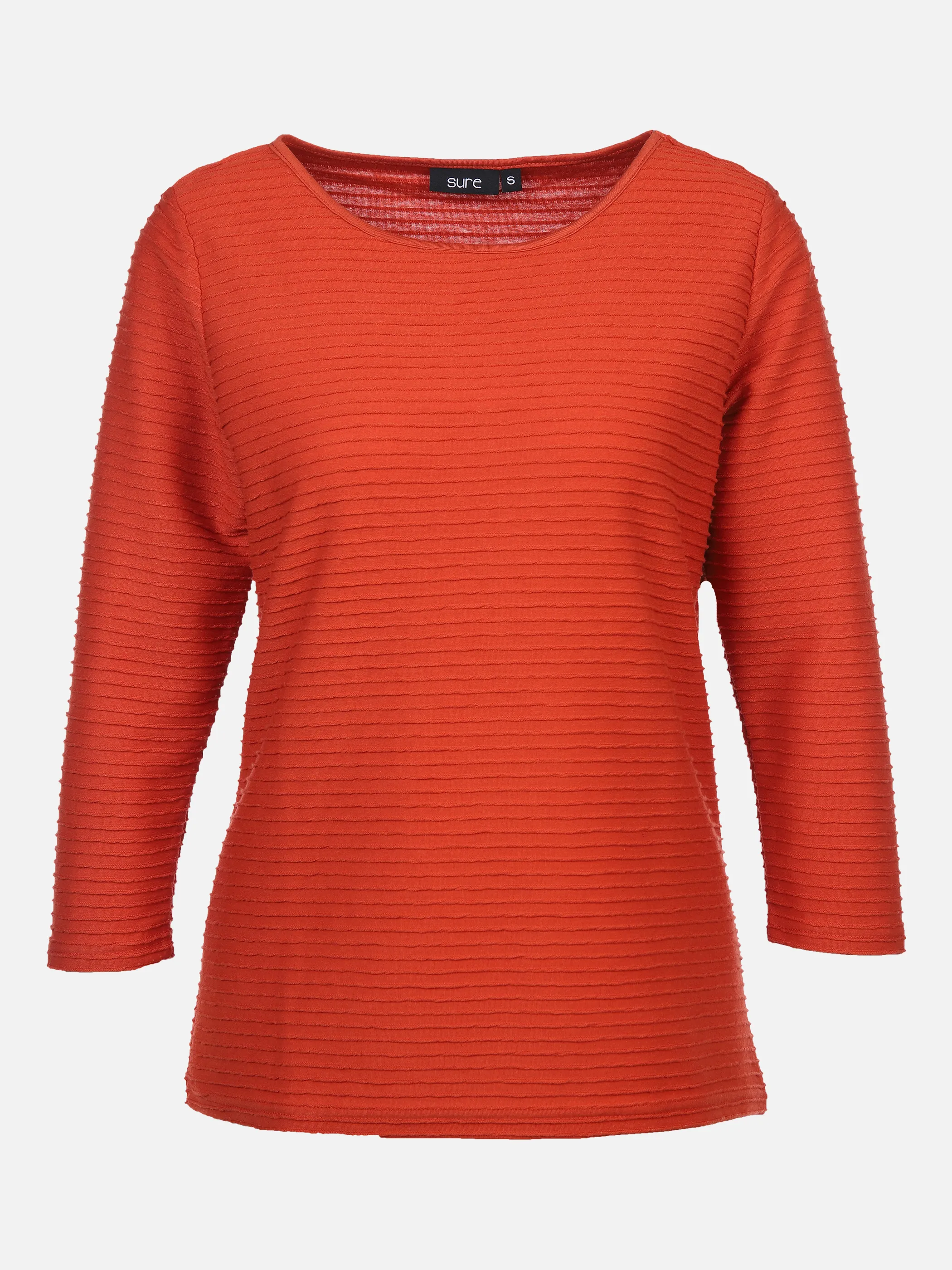 Sure Da-Struktur-Shirt 3/4 Arm Rot 866995 CHILI 1