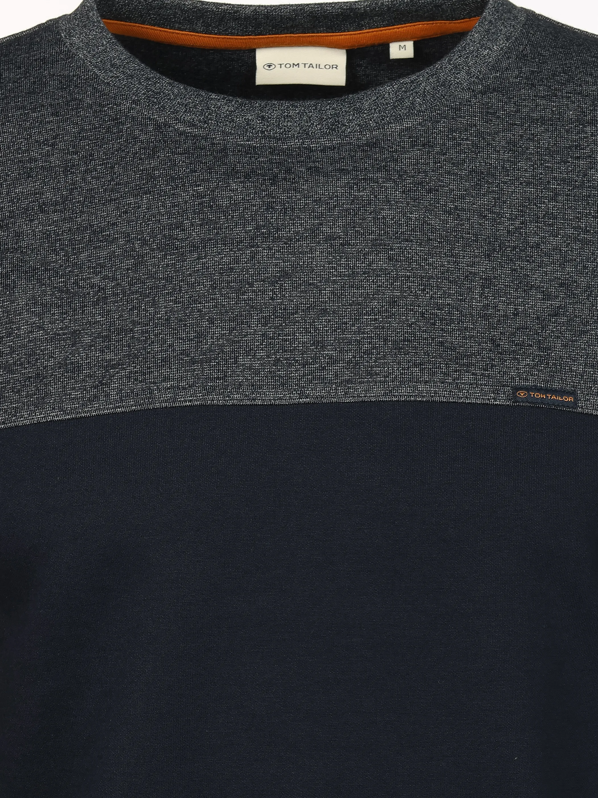 Tom Tailor 1048634 crew-neck sweatshirt Blau 918784 10668 3