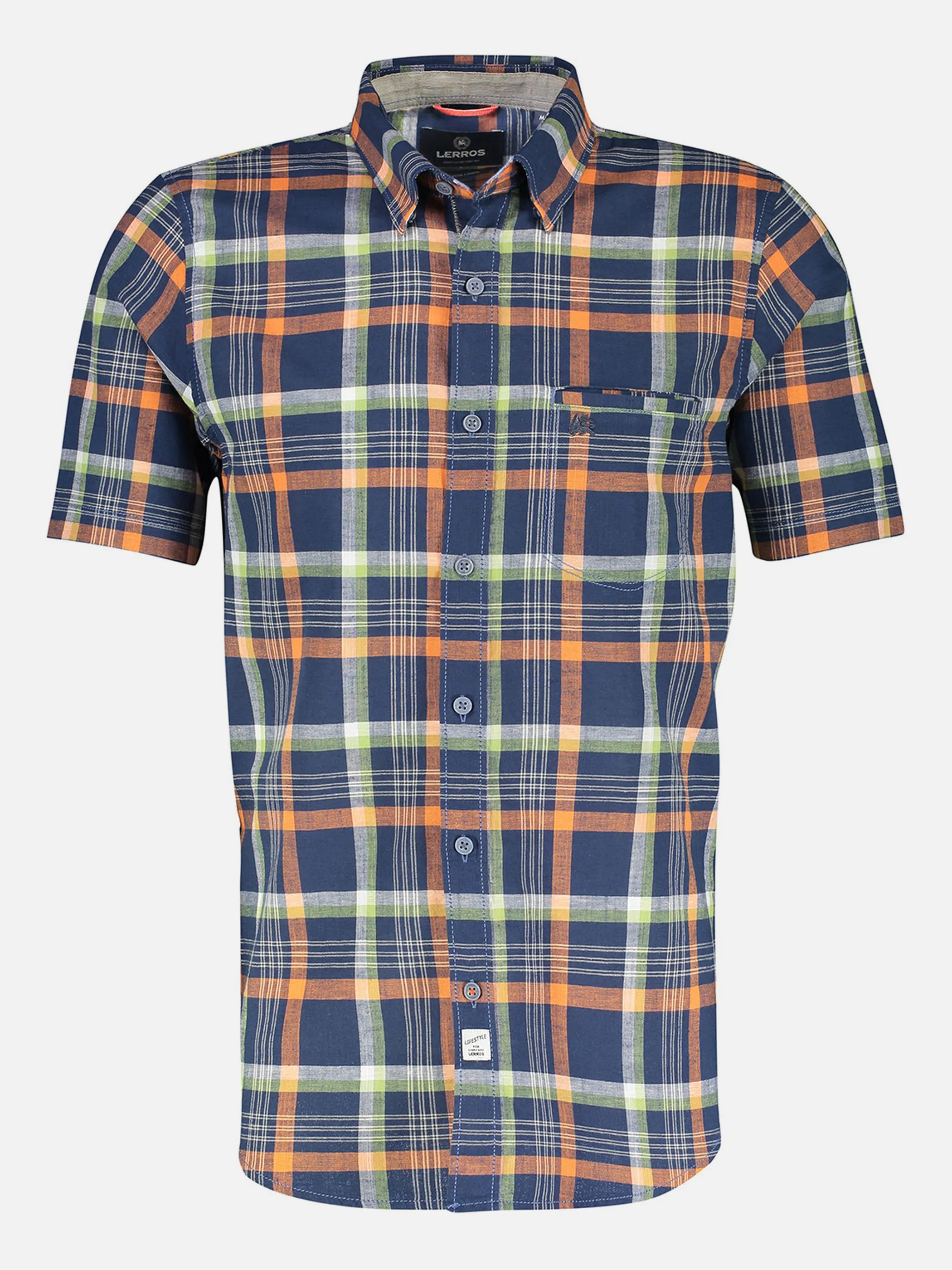 Lerros 2242451 HEMD 1/2 ARM Orange 861552 910 1 Lerros 2242451 HEMD 1/2 ARM Orange 861552 910 1