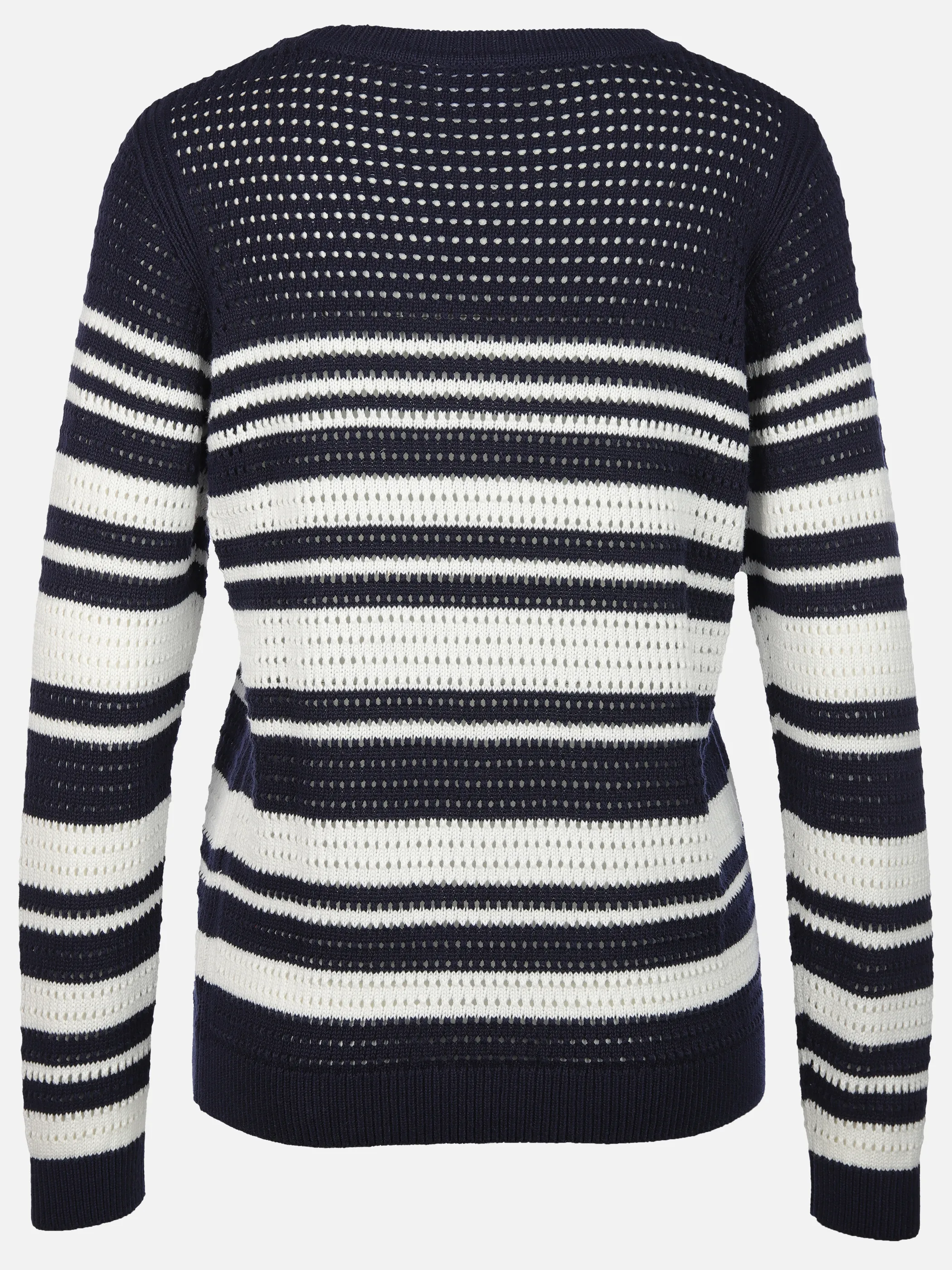 Lisa Tossa Da-Lochstrick-Pullover Marine 905185 NAVY/OFFW 2