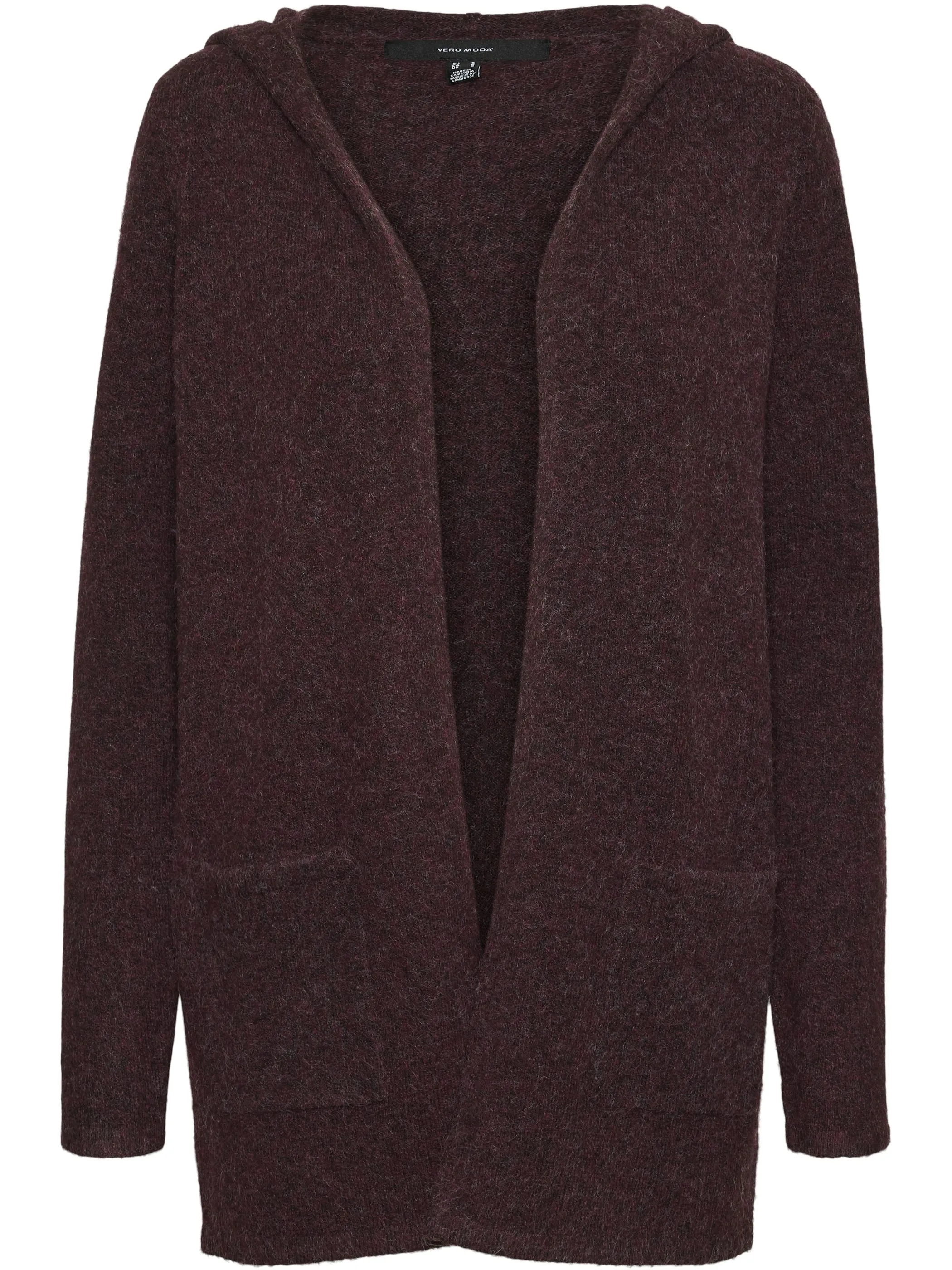 Vero Moda 10235948 VMDOFFY LS OPEN HOOD Rot 837728 186320001 1