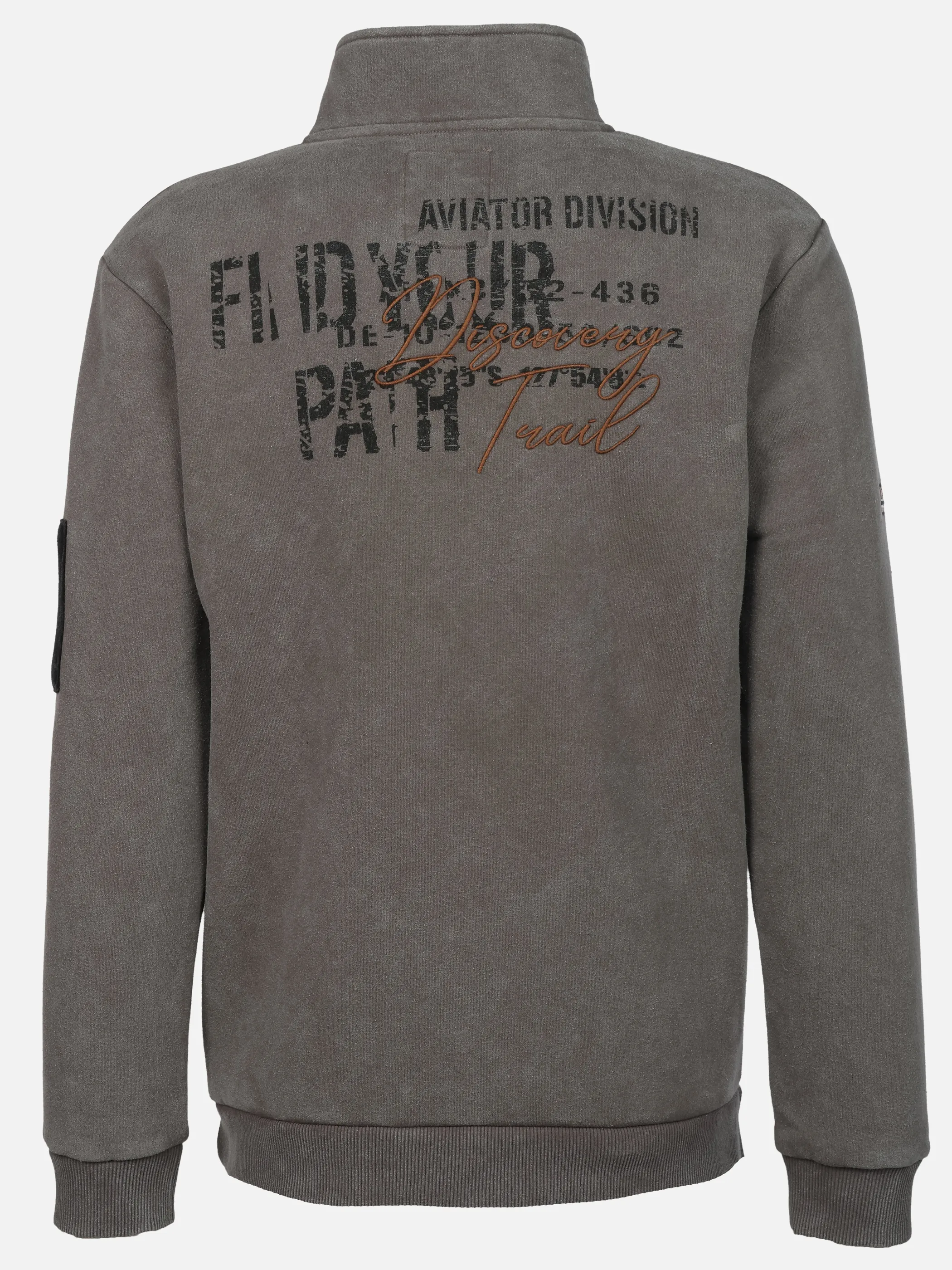 Southern Territory He. Sweattroyer RV Druck Grau 931971 GREY WASH 2