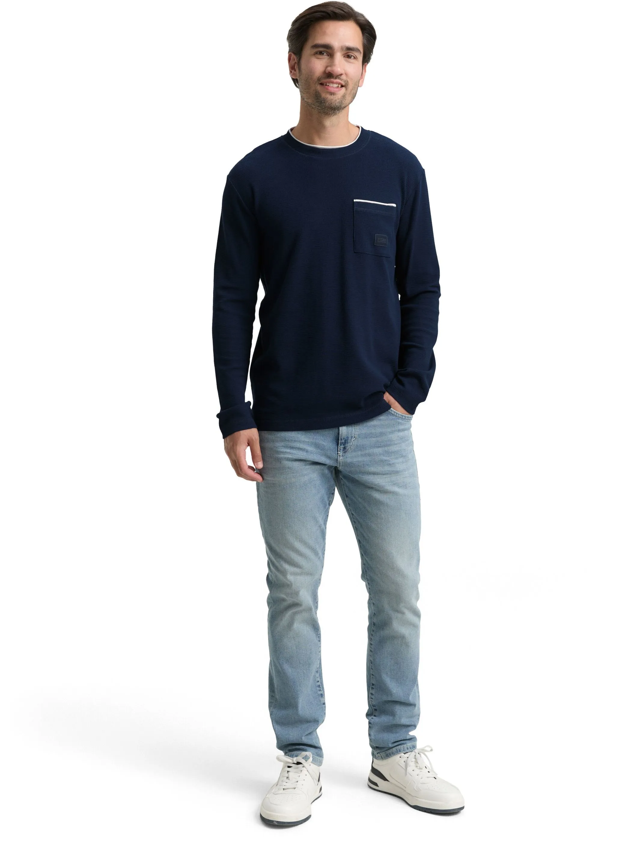 Tom Tailor 1047797 detailed longsleeve Blau 914869 10668 4