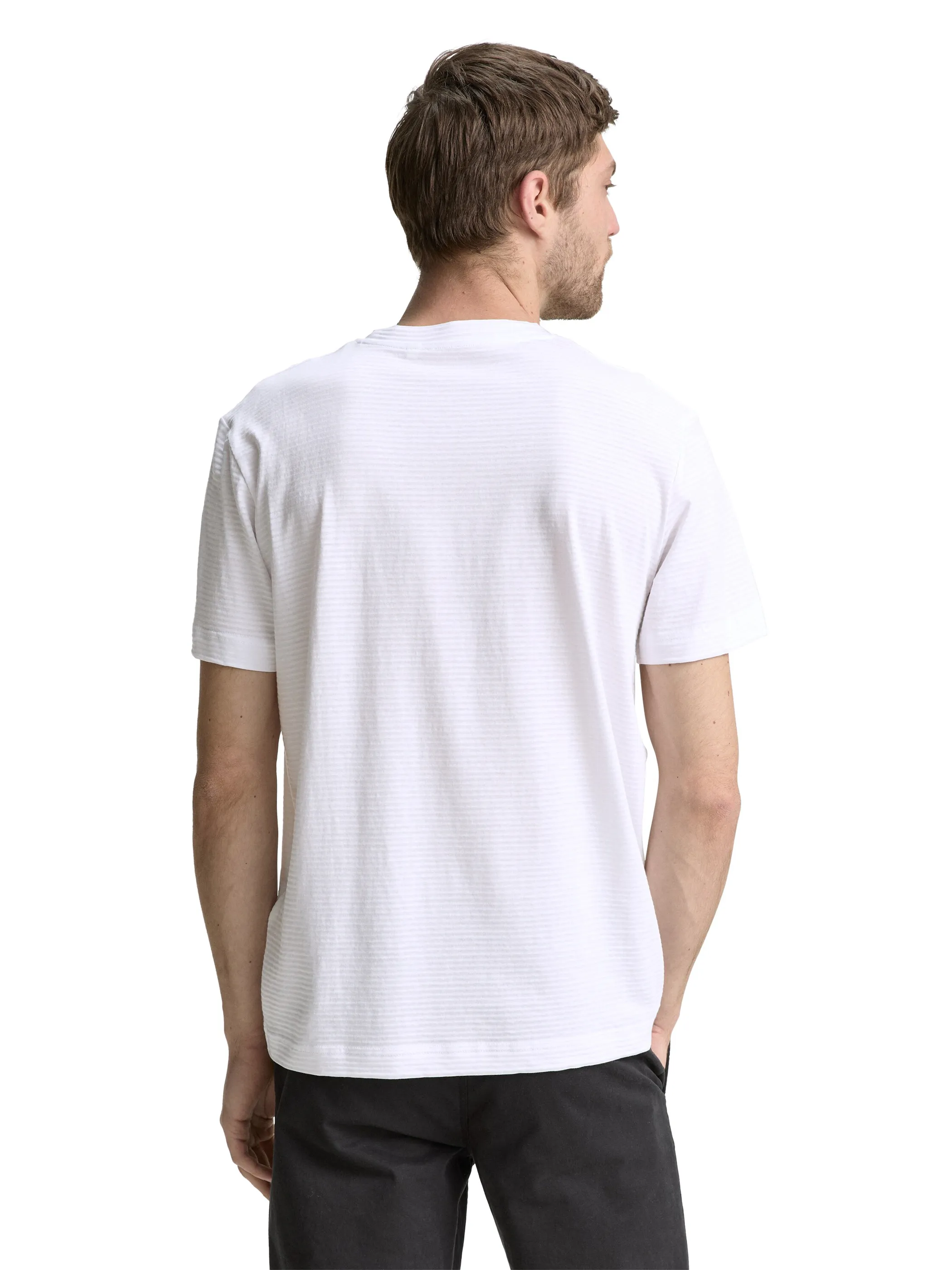 Tom Tailor 1046798 t-shirt with print Weiß 910582 20000 2