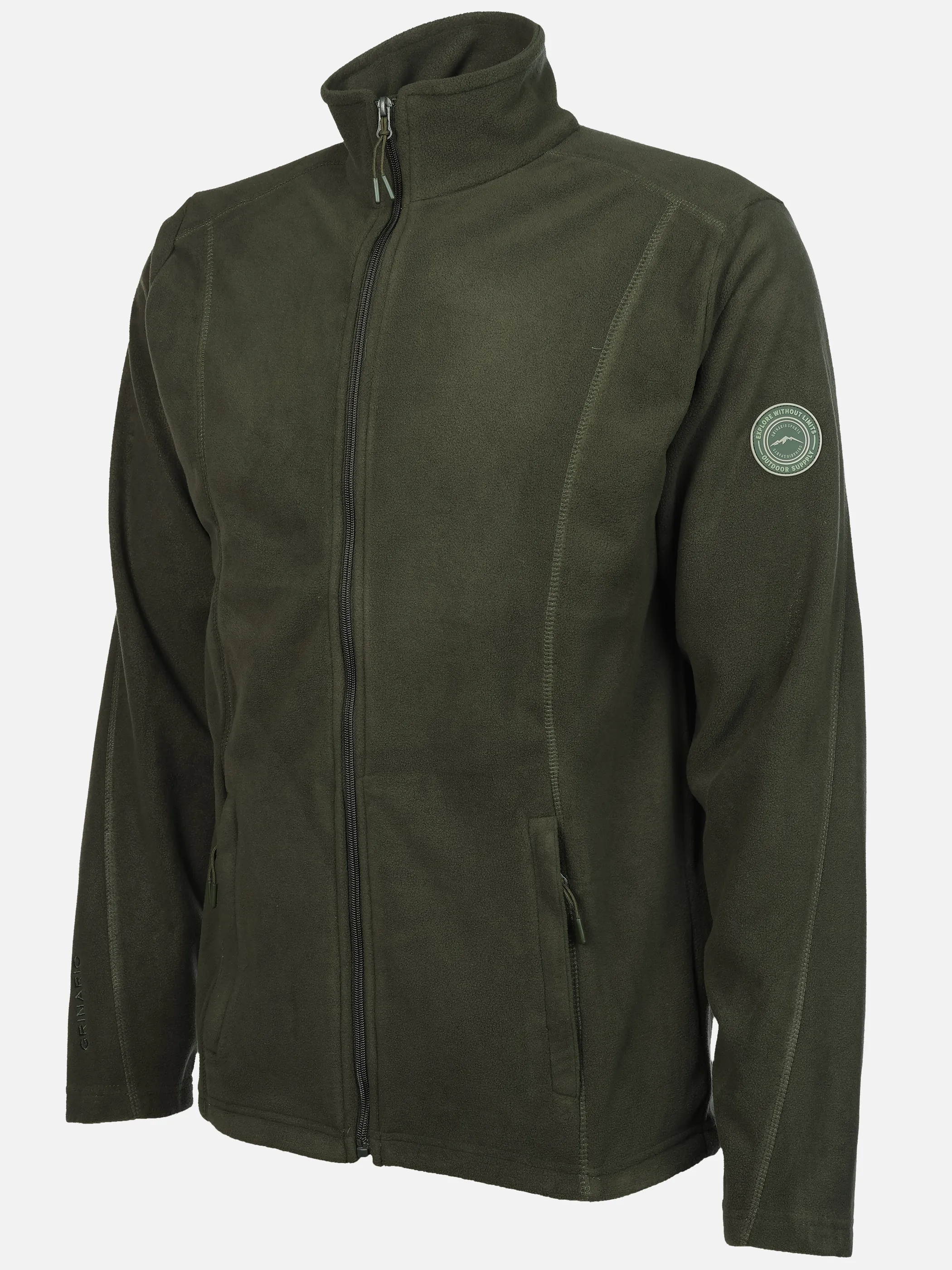 Grinario Sports He-Fleecejacke Grün 928414 19-0415TCX 3