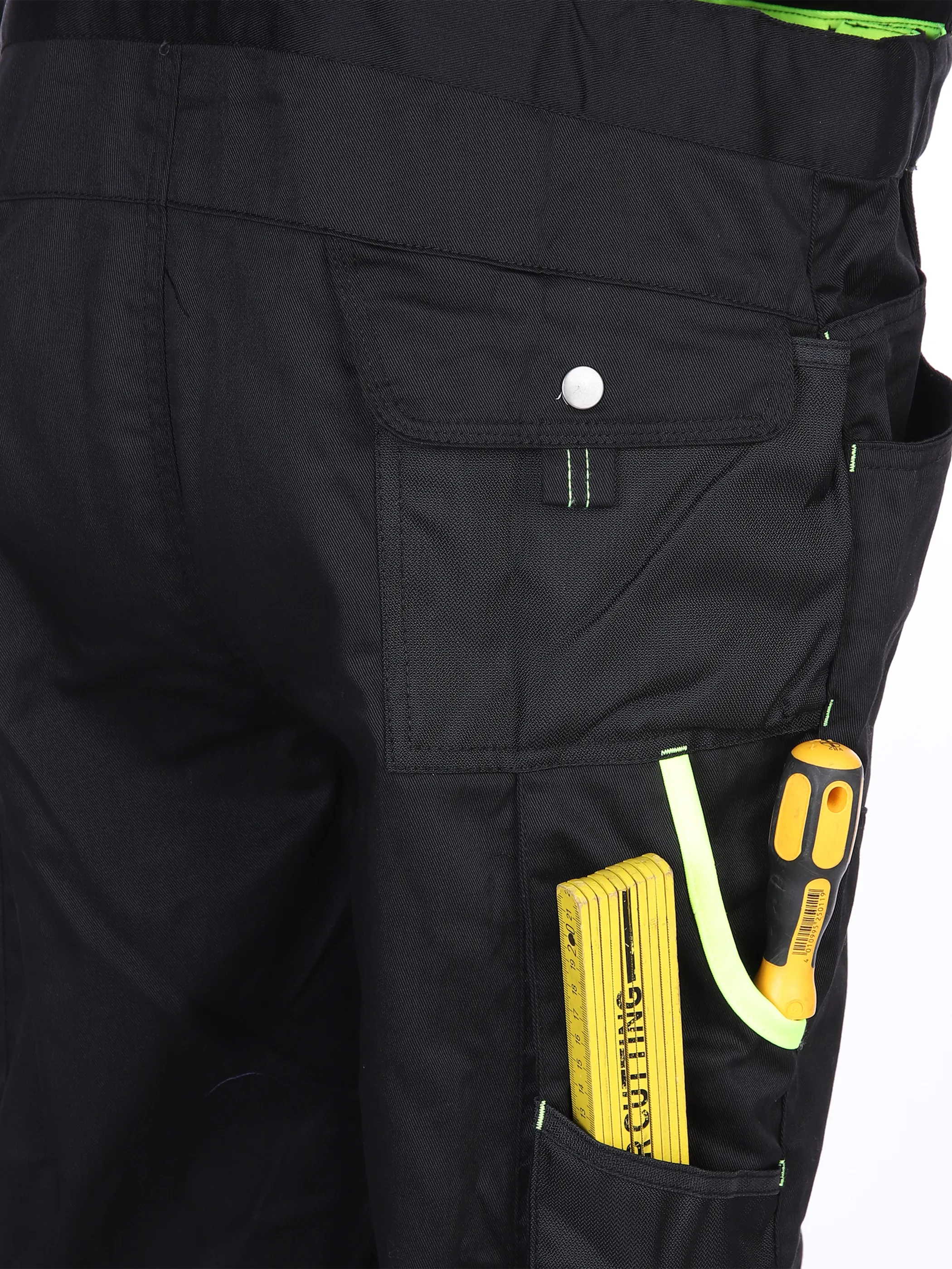 Worker He. Berufslatzhose Neon Schwarz 830234 BLACK/YELL 5 Worker He. Berufslatzhose Neon Schwarz 830234 BLACK/YELL 5
