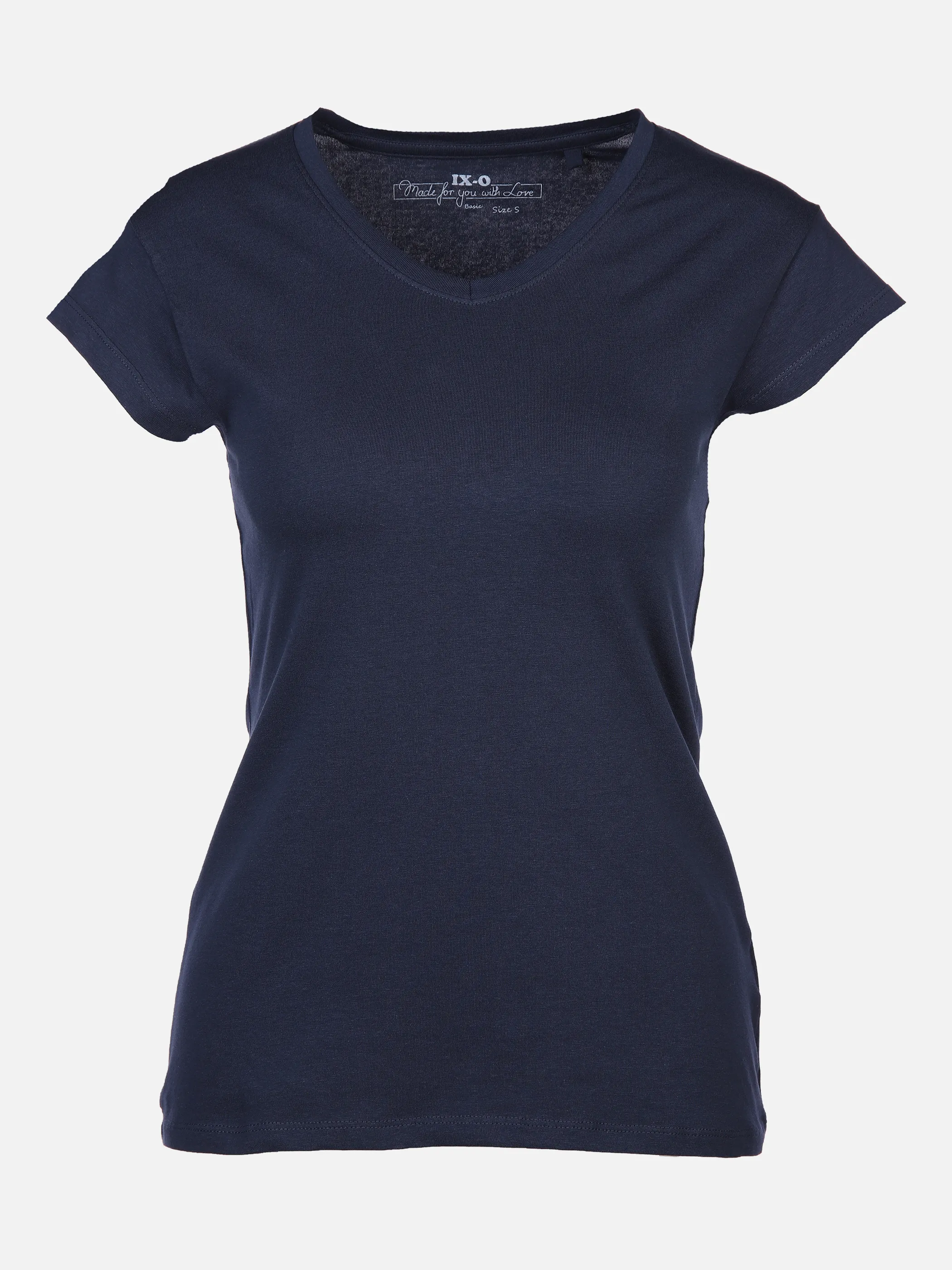 IX-O YF-Da-Shirt 1/2 Arm basic V-Ne Blau 783622 NAVY 1 IX-O YF-Da-Shirt 1/2 Arm basic V-Ne Blau 783622 NAVY 1
