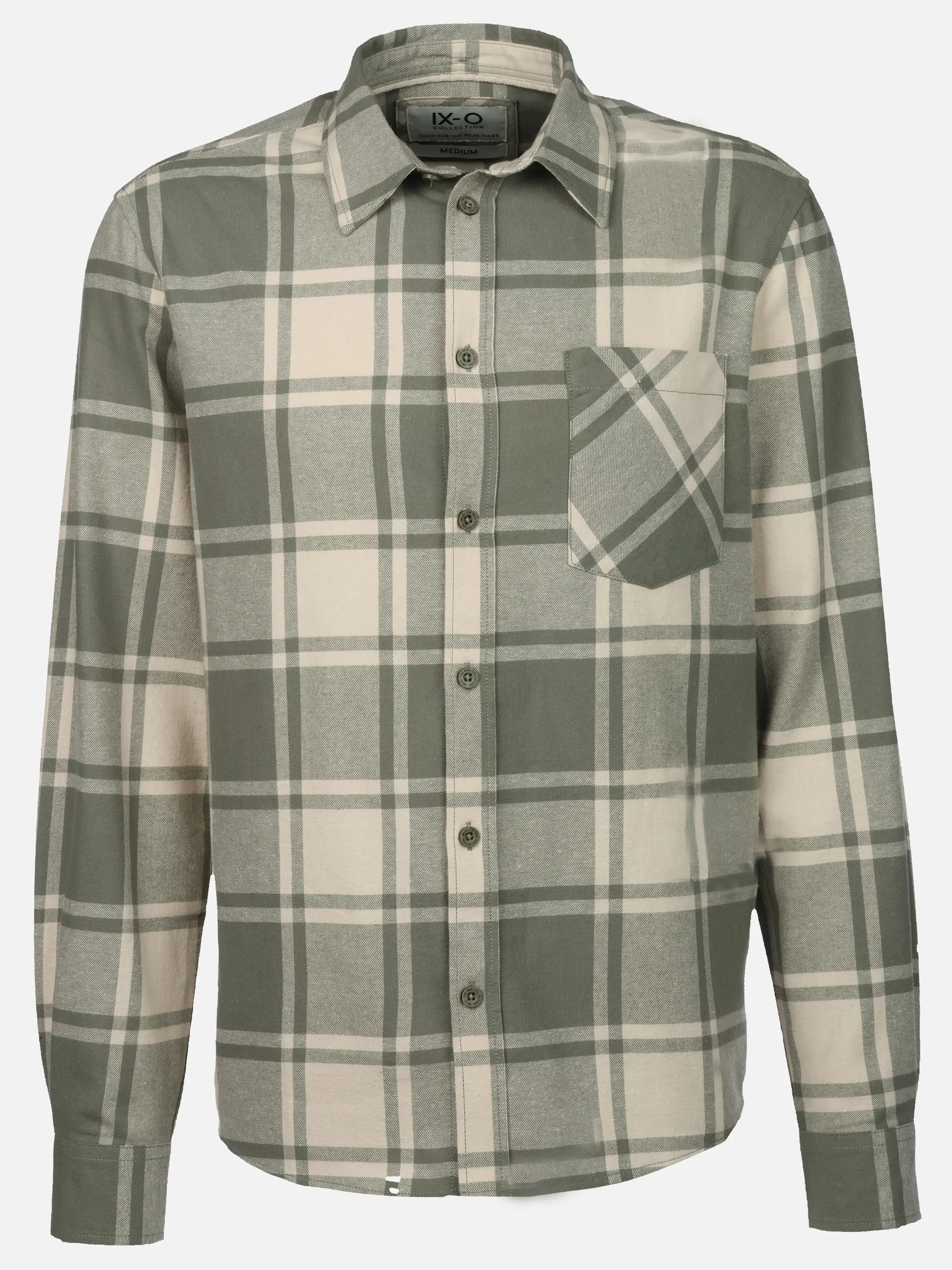 IX-O H71722M10961JAWG YF Flanell Grün 918752 12300 1