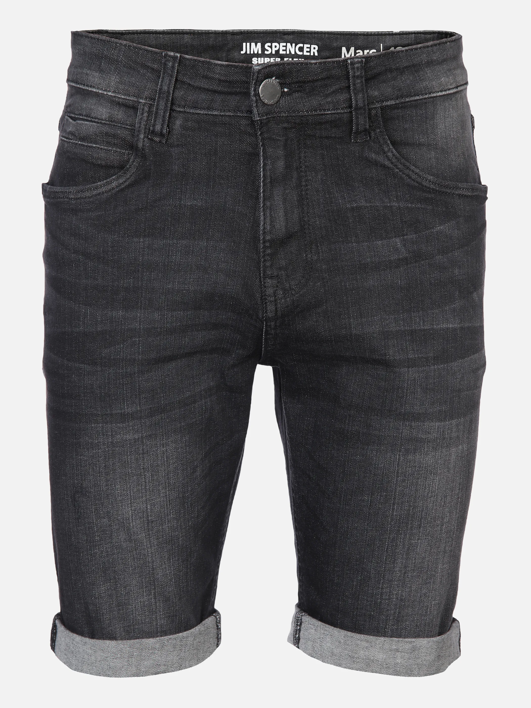 Jim Spencer He. Jeansshort 5 Pocket Schwarz 832291 BLACK 1 Jim Spencer He. Jeansshort 5 Pocket Schwarz 832291 BLACK 1