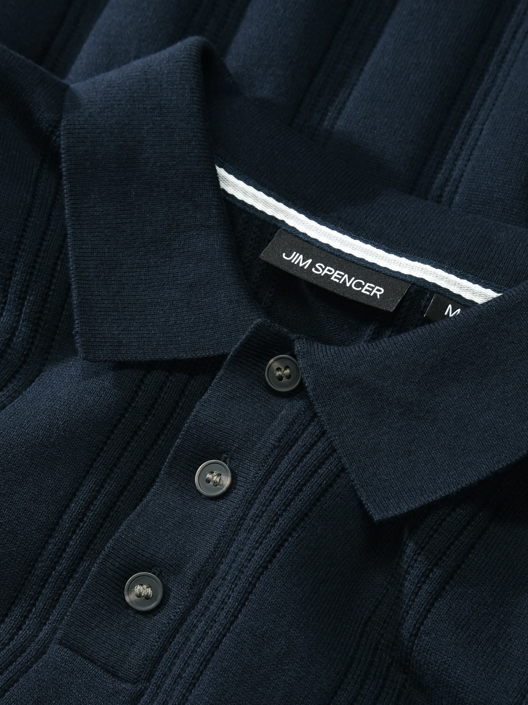 Jim Spencer He-Polo Strick Shirt 1/2 Arm Blau 925117 650 3