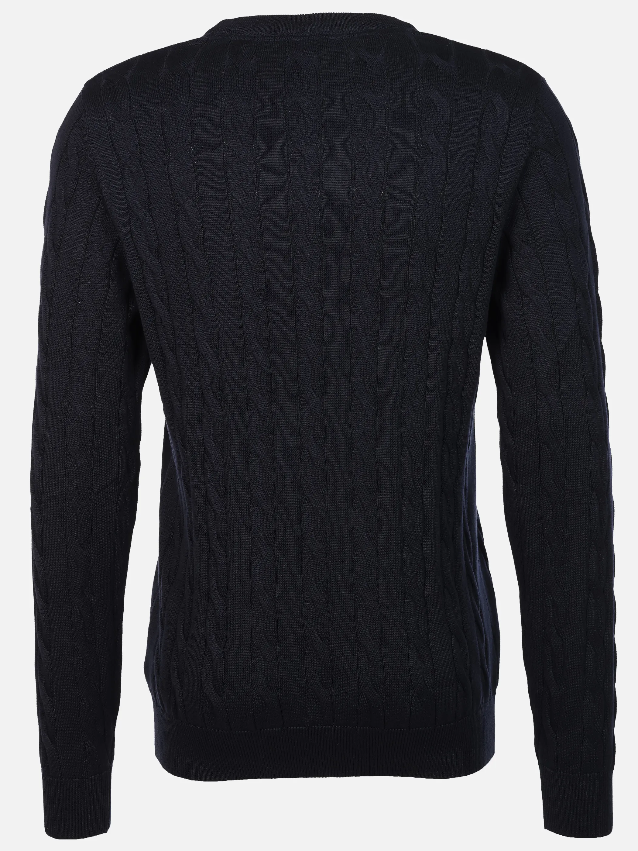 U.S. Polo Assn. Pullover Round Neck Zopfmuster Blau 930971 NAVY 379 2