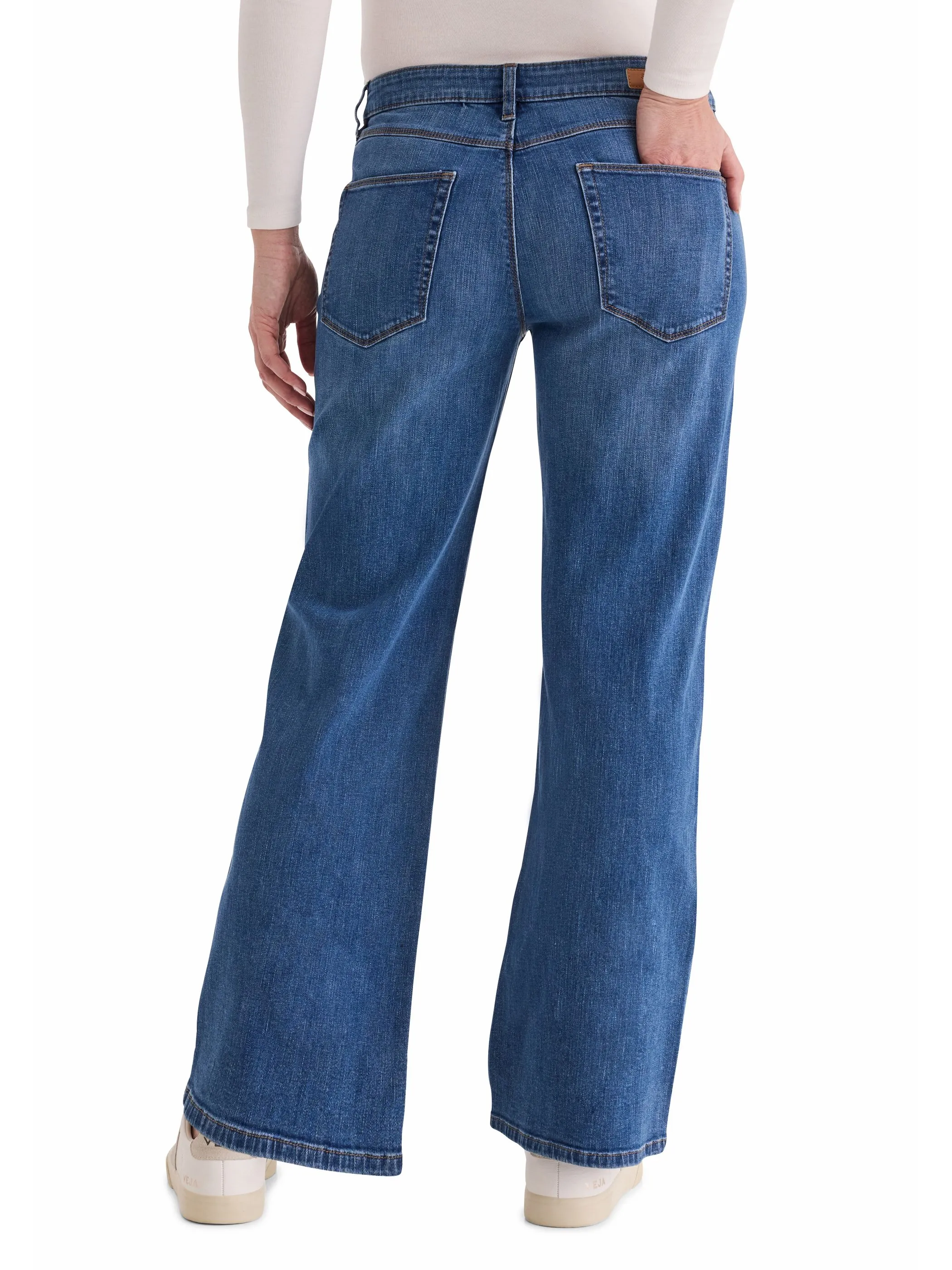 Stooker DOB 22400090007225 Da. Hosen lang, Blau 936923 7225 2