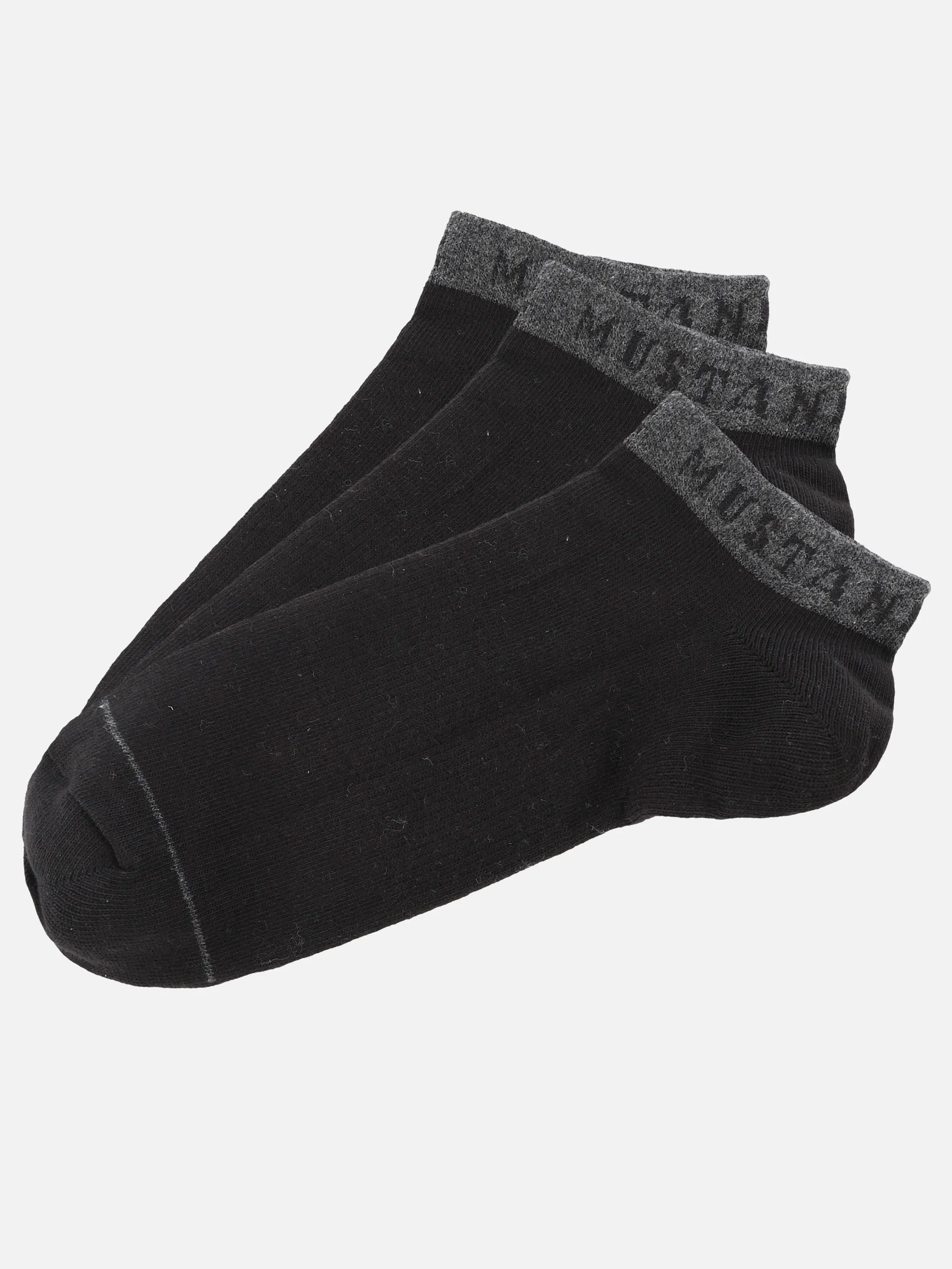 Mustang MU33031 He-Sneaker 3er organic Schwarz 861710 9999 1