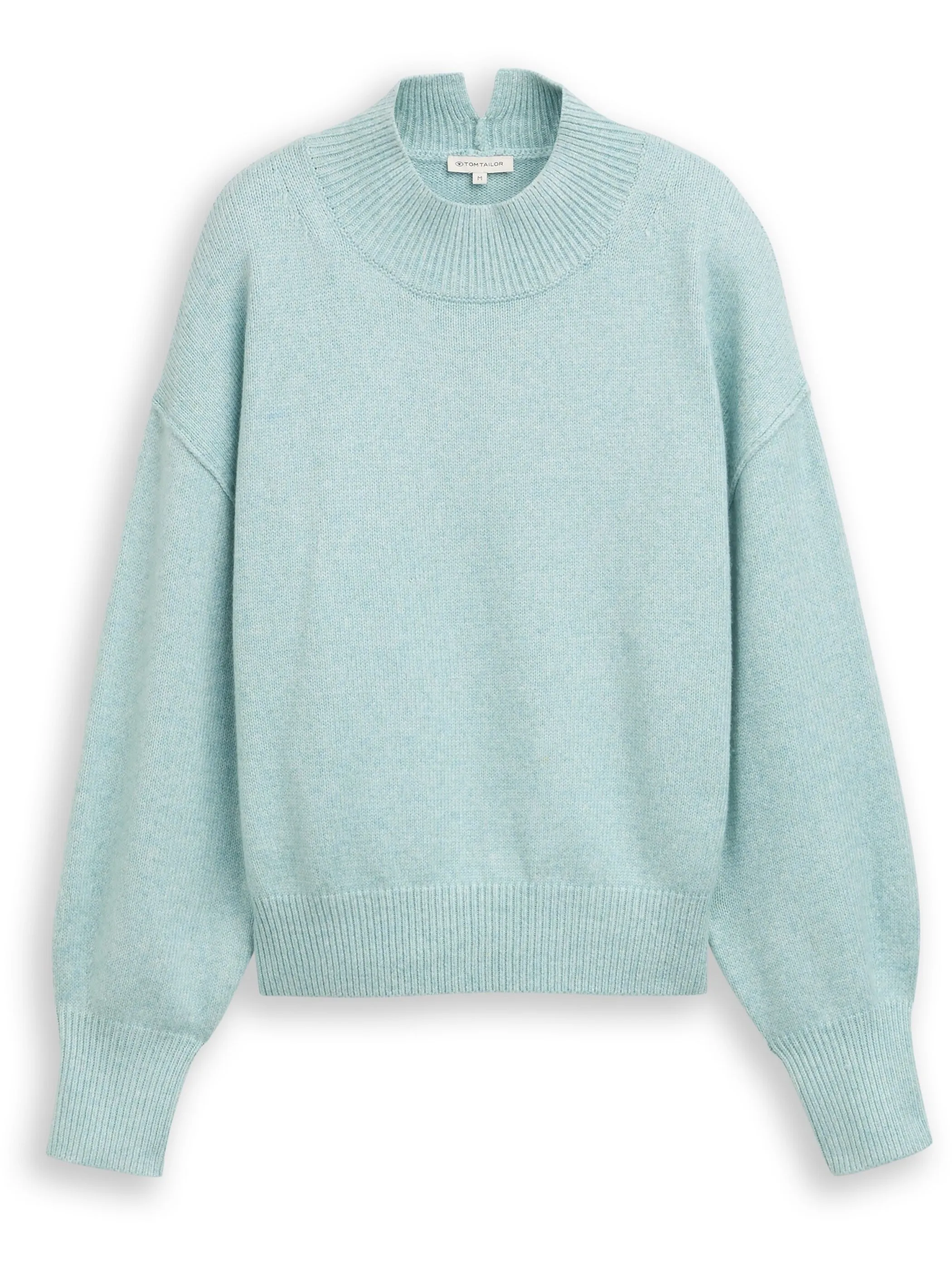 Tom Tailor 1049190 knit mock-neck Grün 918875 39067 1