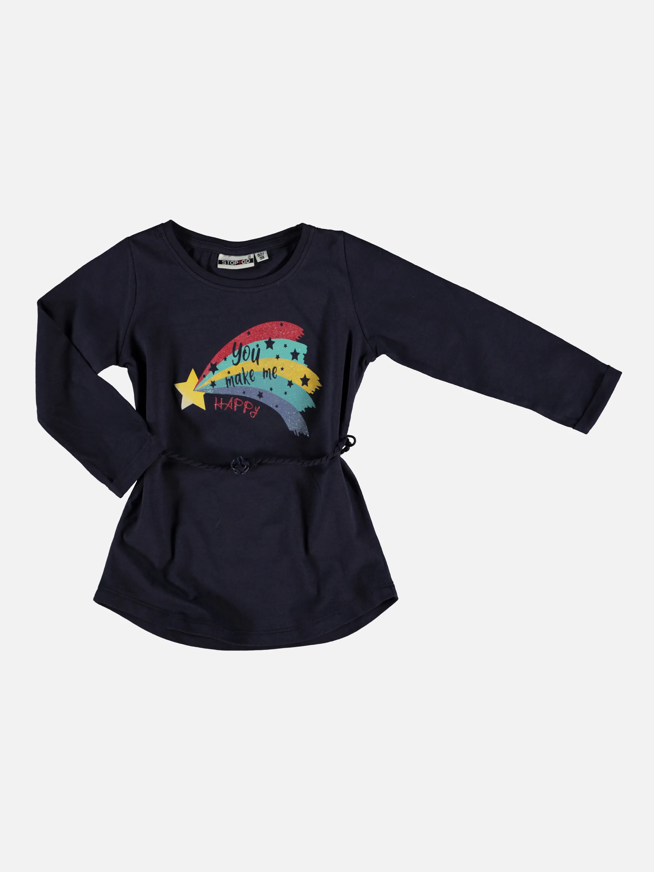 AWG Mode - Mädchen Tunikakleid mit kleinem Gürtel | noSize | 822001 ...