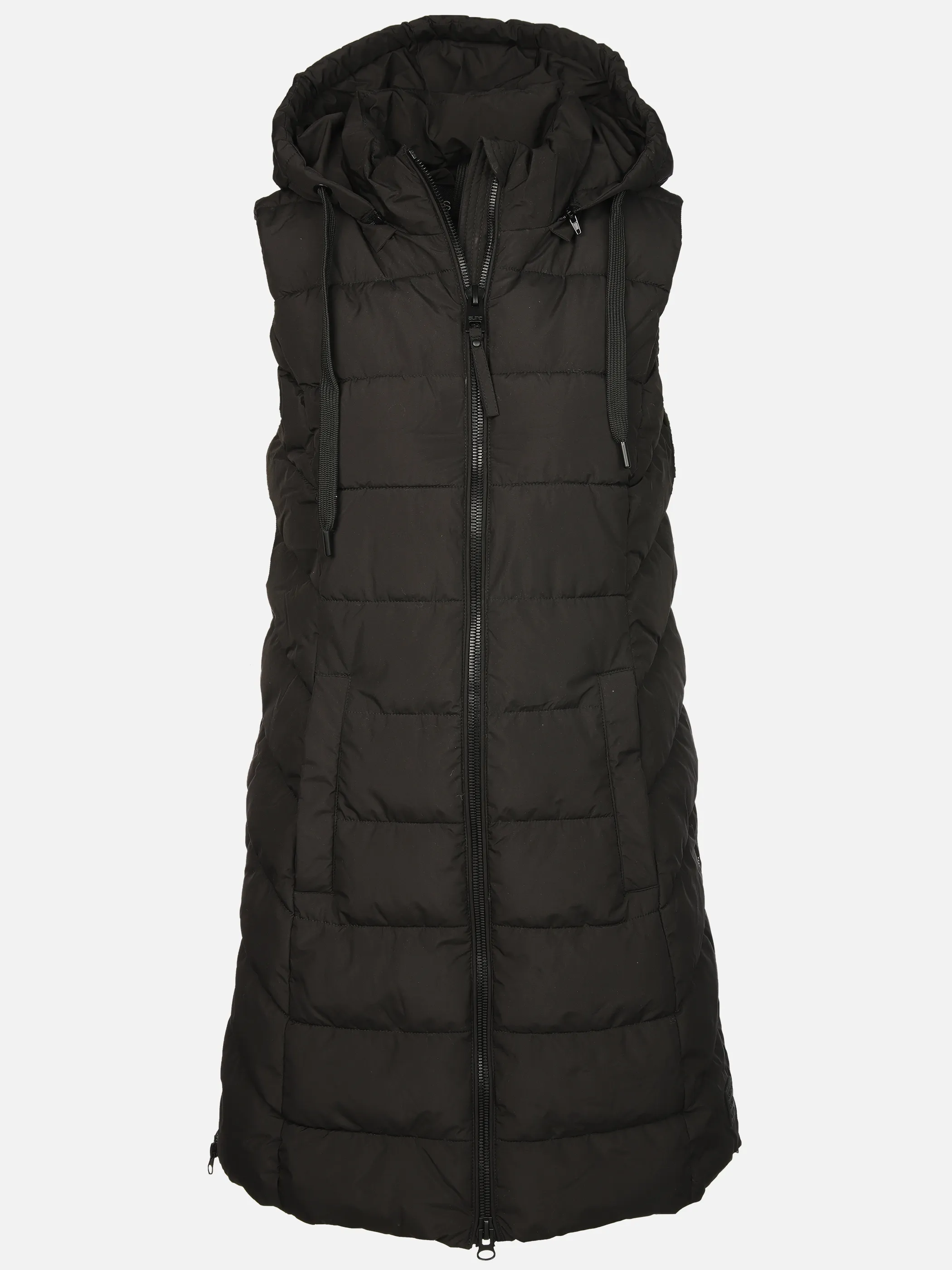 Sure Da-Steppweste lang Schwarz 912530 BLACK 1