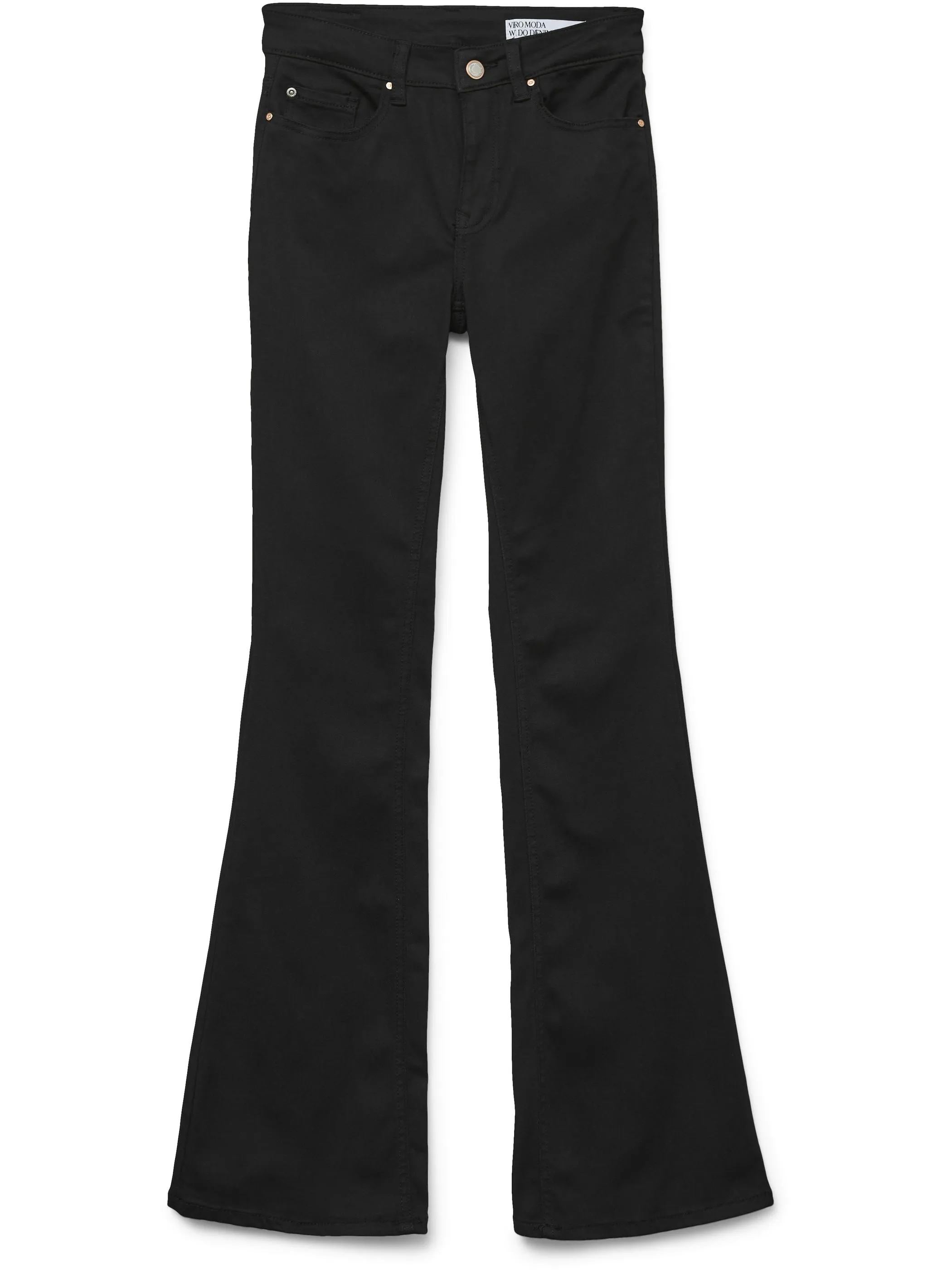 Vero Moda 10305103 VMFLASH MR FLARED JEA Schwarz 898674 177868 1