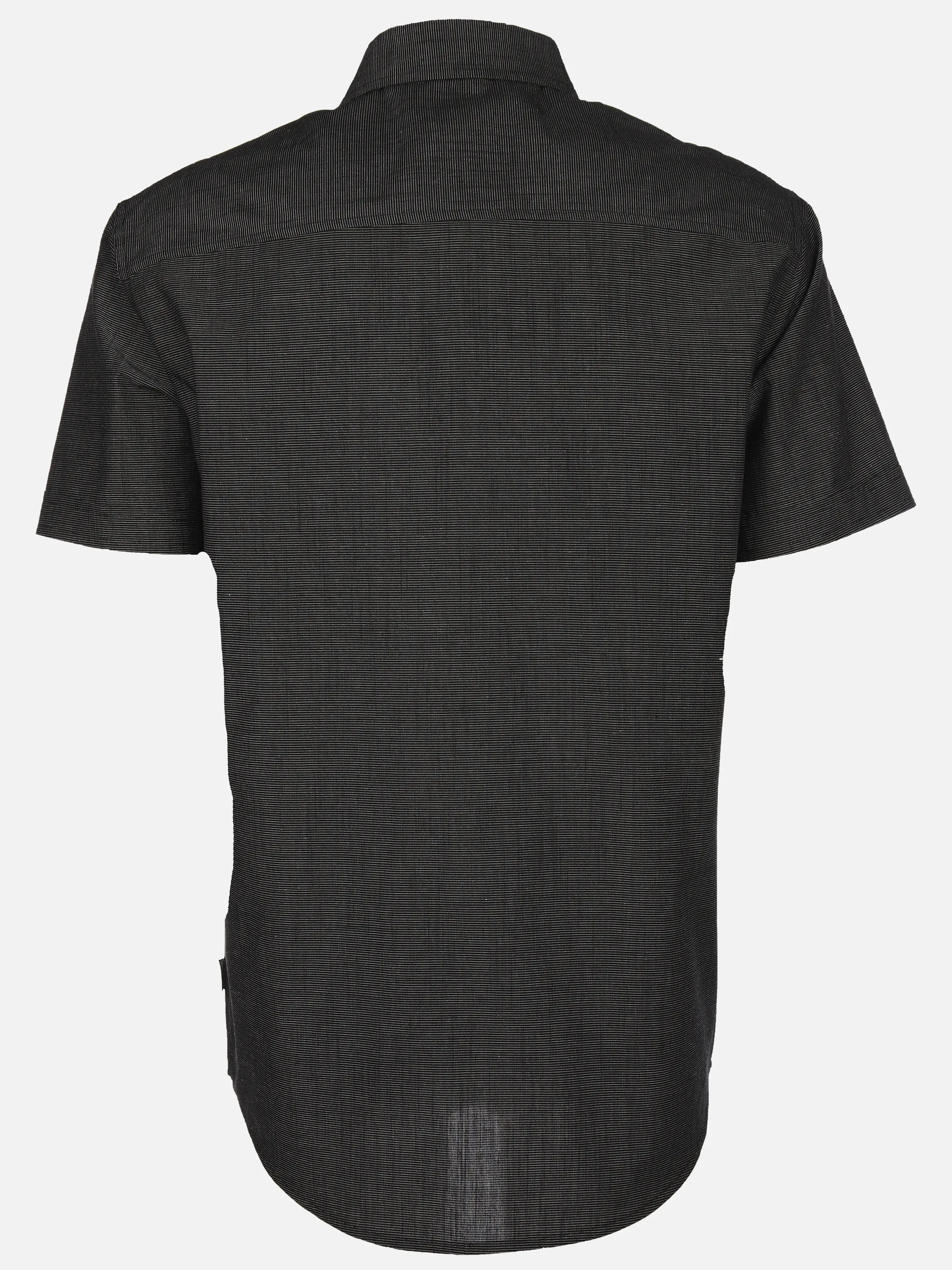 Jim Spencer He. Freizeithemd 1/2 Arm slub Schwarz 908751 SW/DG 2 Jim Spencer He. Freizeithemd 1/2 Arm slub Schwarz 908751 SW/DG 2