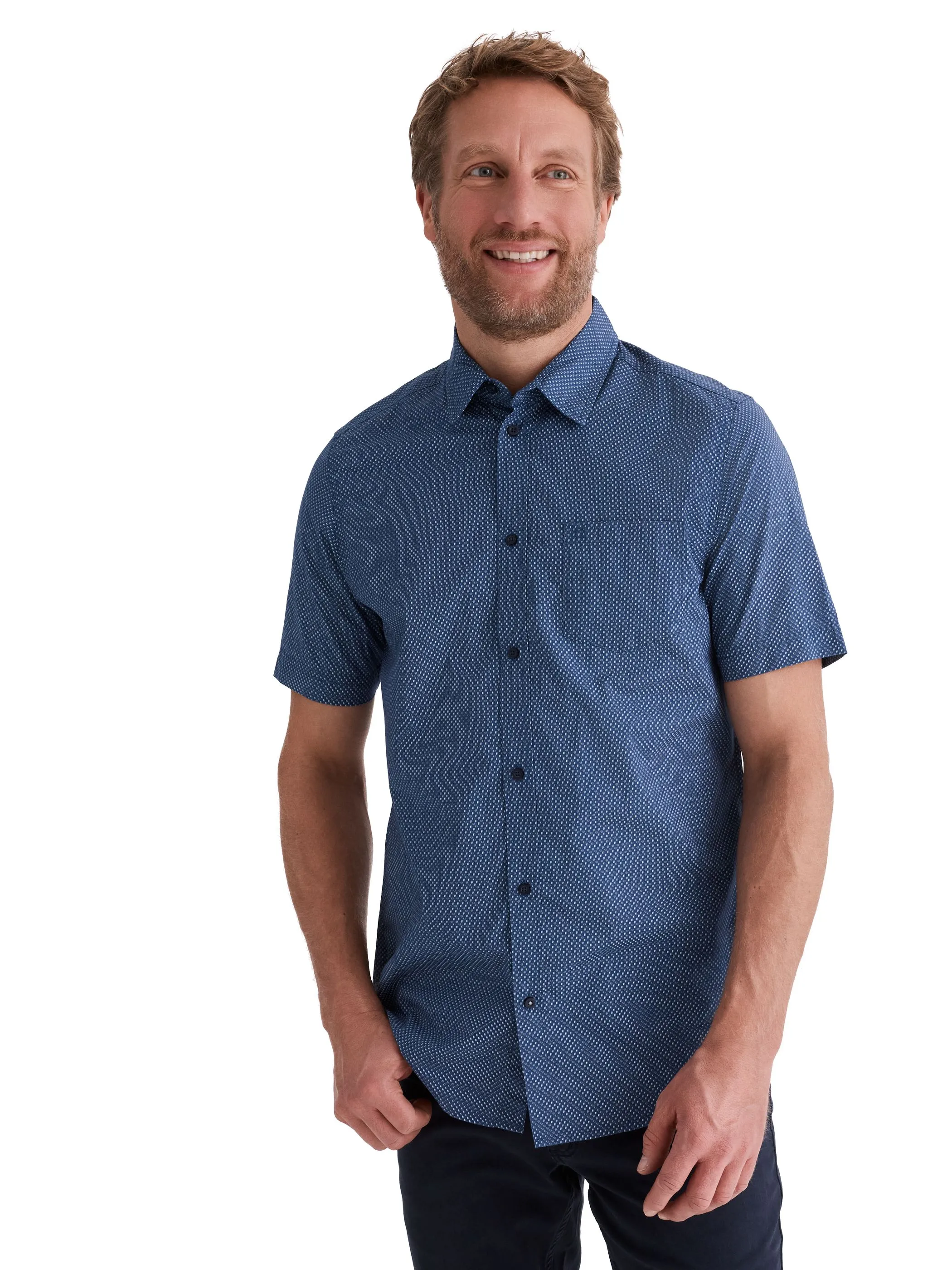 Stooker HAKA 73160030009110 He. Bluse/Hemd, Blau 913921 9110 1