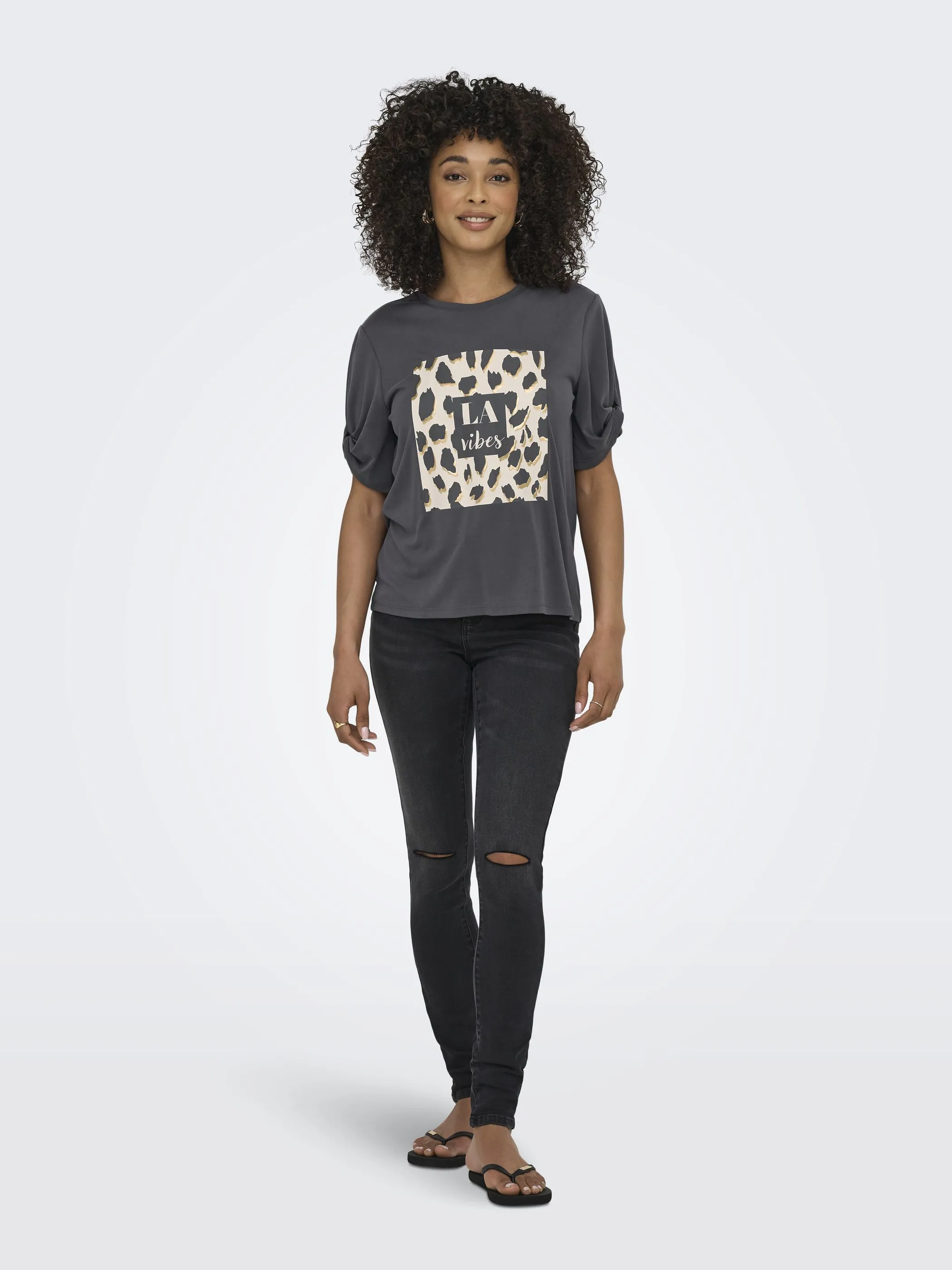 Only 15349921 ONLFREE LIFE S/S CREA Schwarz 910604 209350003 4