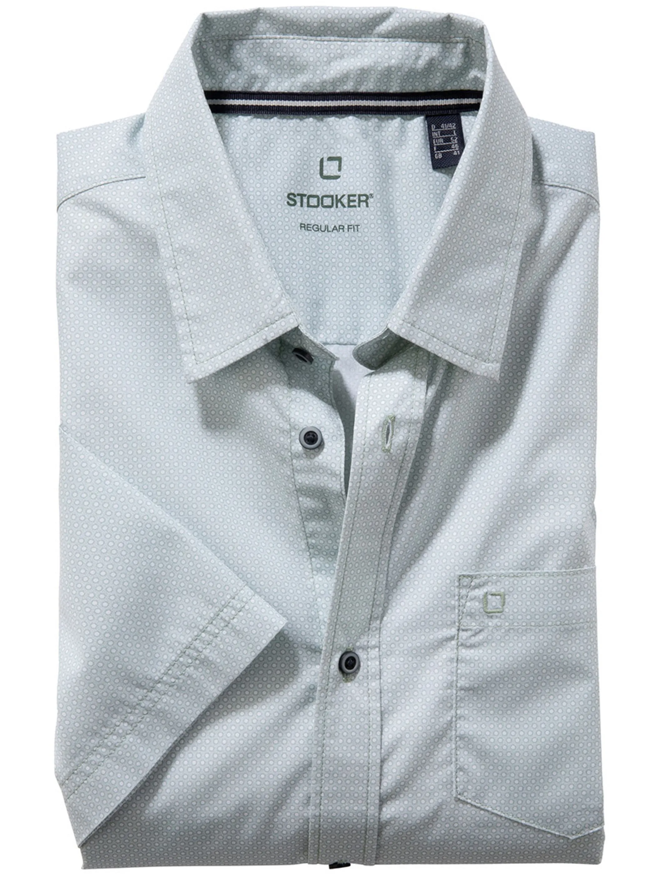 Stooker HAKA 73160010009675 He. Bluse/Hemd, Grün 913860 9675 1
