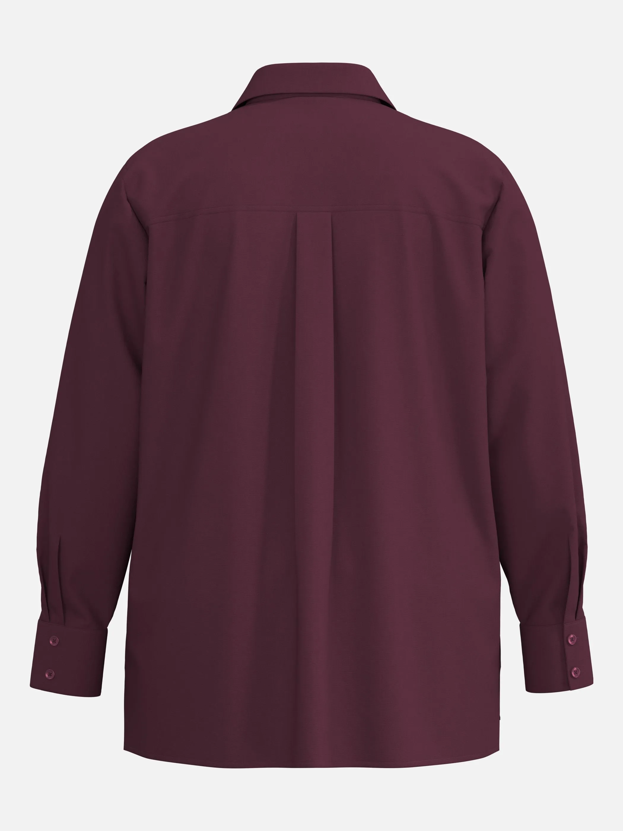 Sonja Blank Da-gr.Gr. Hemdbluse Rot 929995 AUBERGINE 2