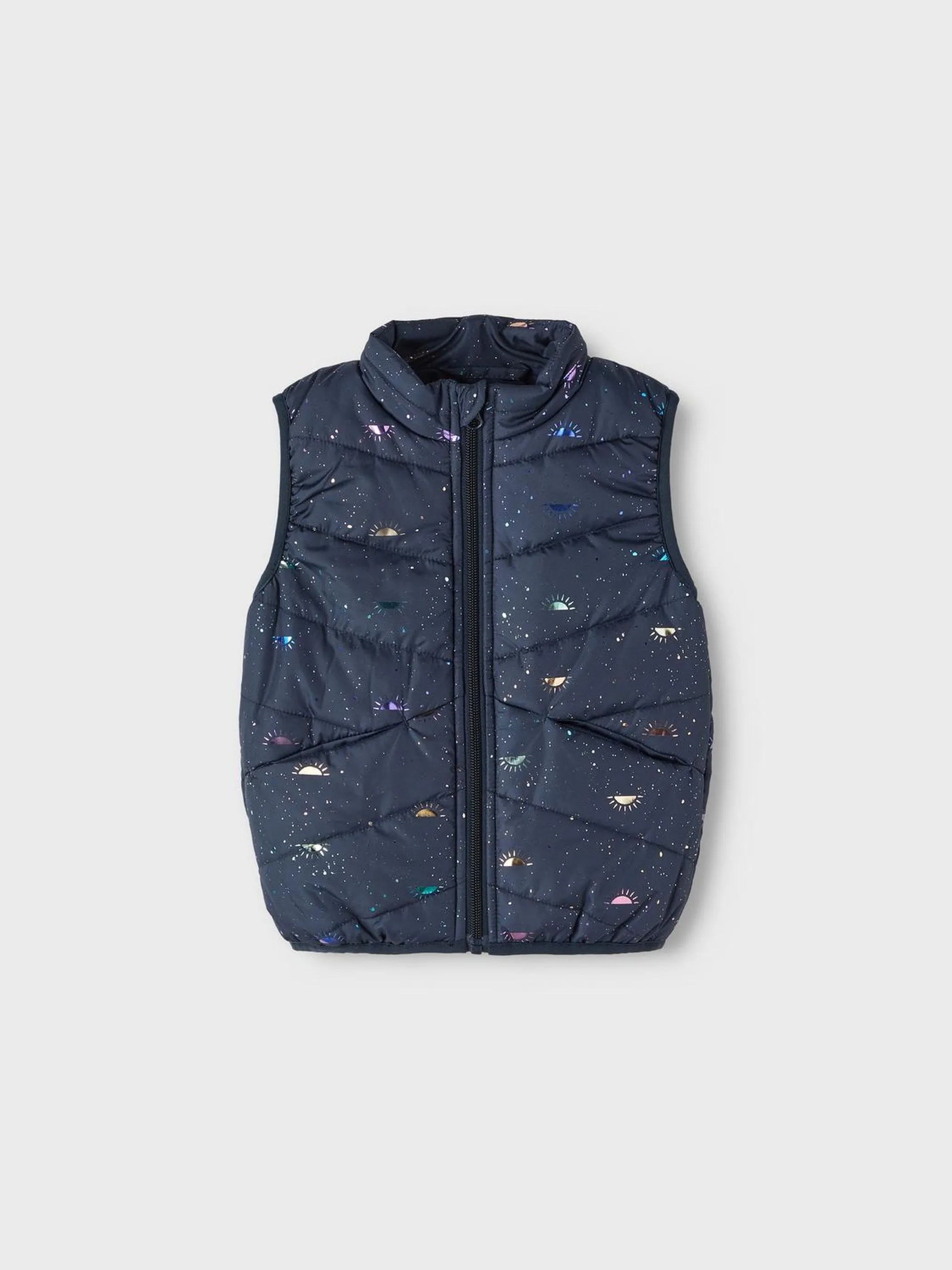 name it 13218448 NMFMYLANE VEST FOIL S Blau 880866 216654 1