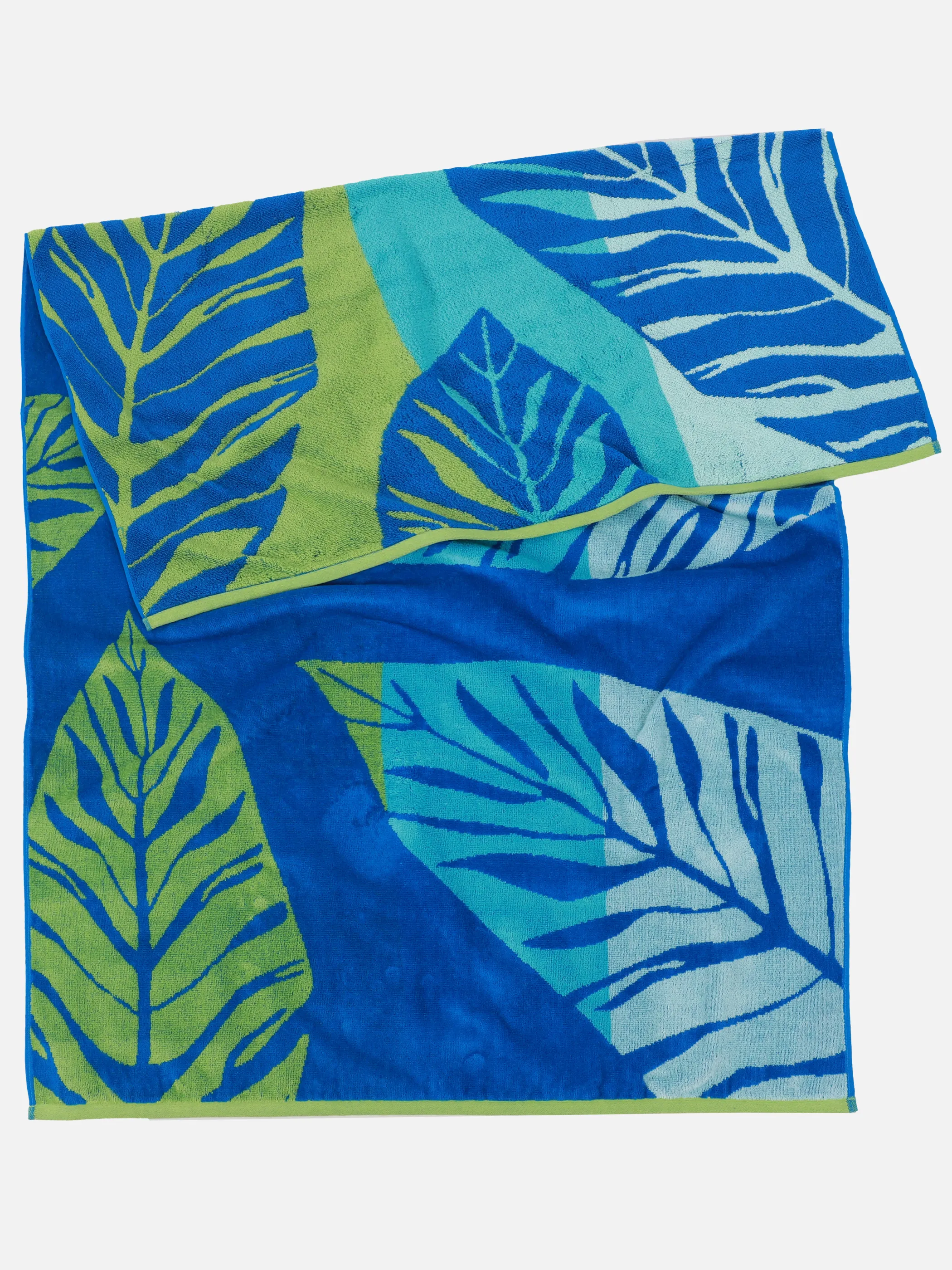 Dream House Strandtuch Blätter 86x160 Blau 906729 BLAU 1
