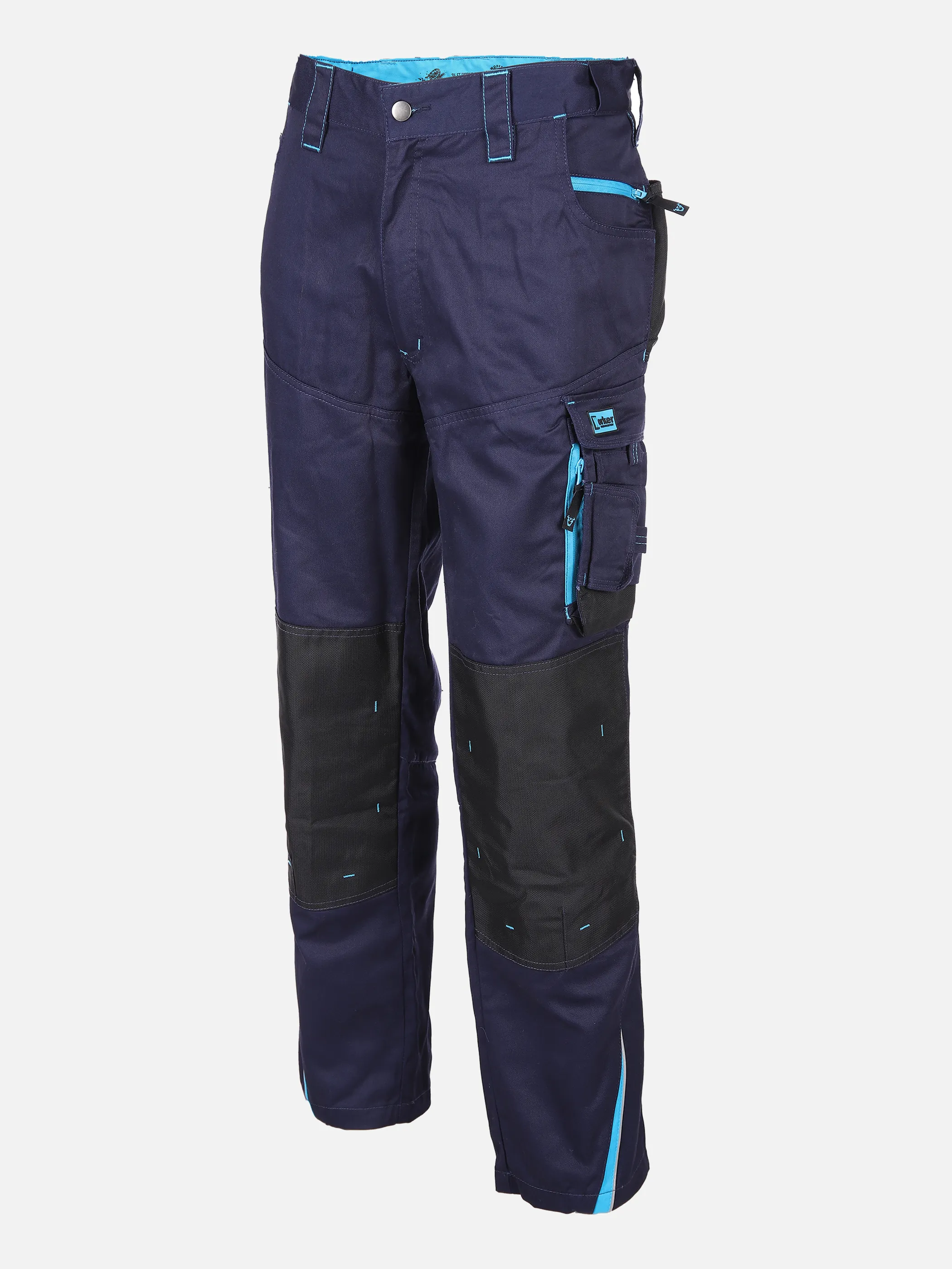 Worker He. Berufshose Neon Blau 828782 NAVY/AQUA 1