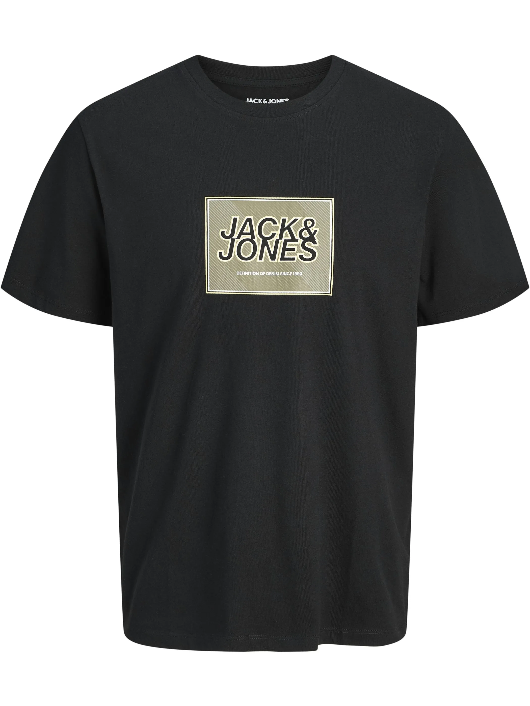 Jack&Jones Junior 12289914 JJRAIN TEE SS CREW NECK JNR Schwarz 920171 178012 1