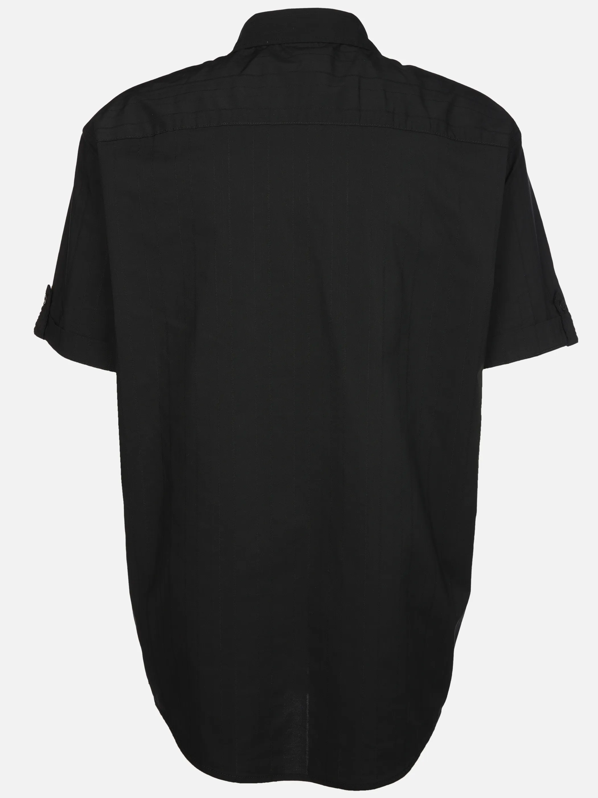 Jim Spencer He. Freizeithemd 1/2 Arm Jacquard Schwarz 908752 BLACK 2