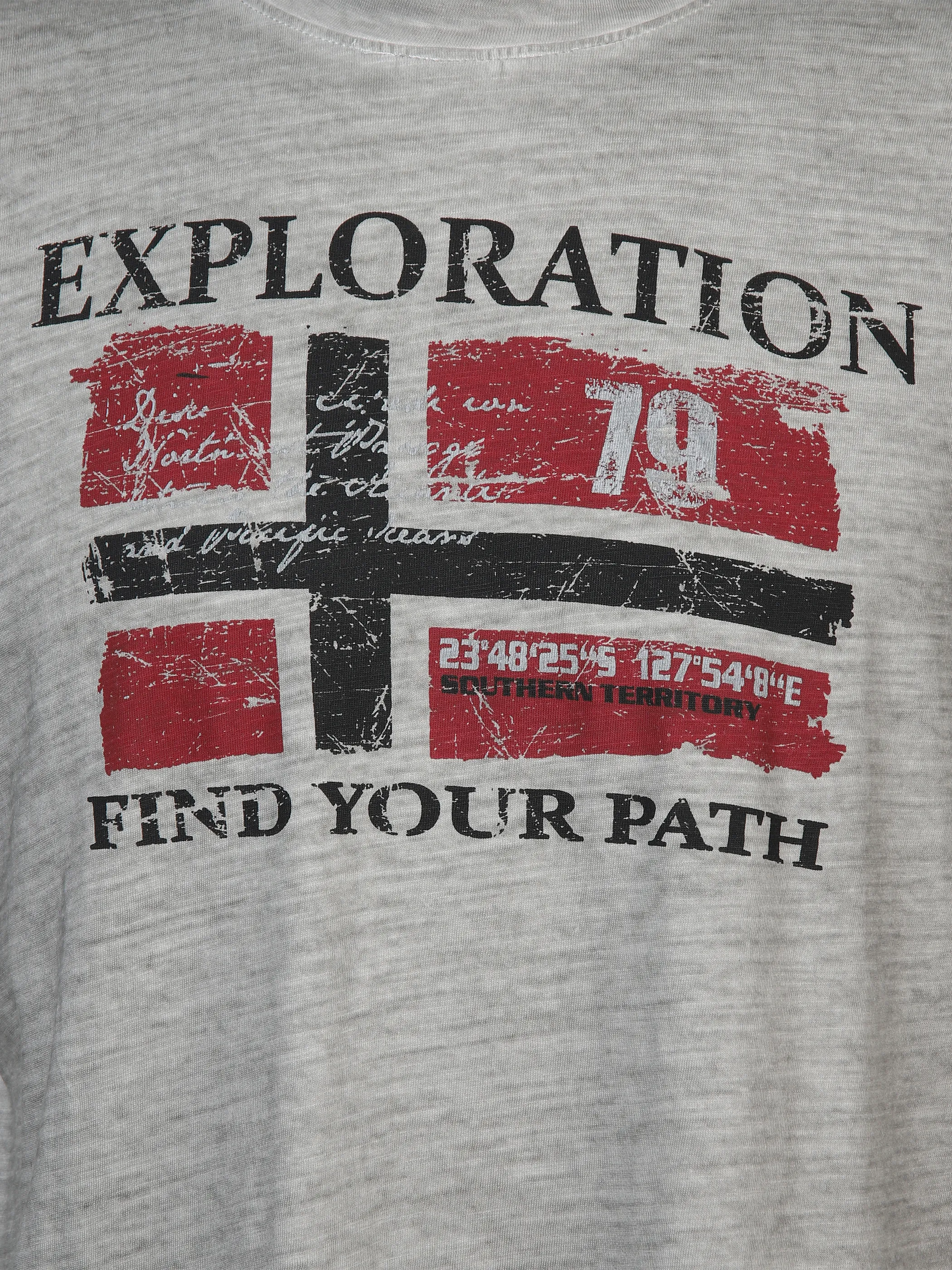Southern Territory He. T-Shirt 1/2 Arm Logo Grau 893166 GREY 3