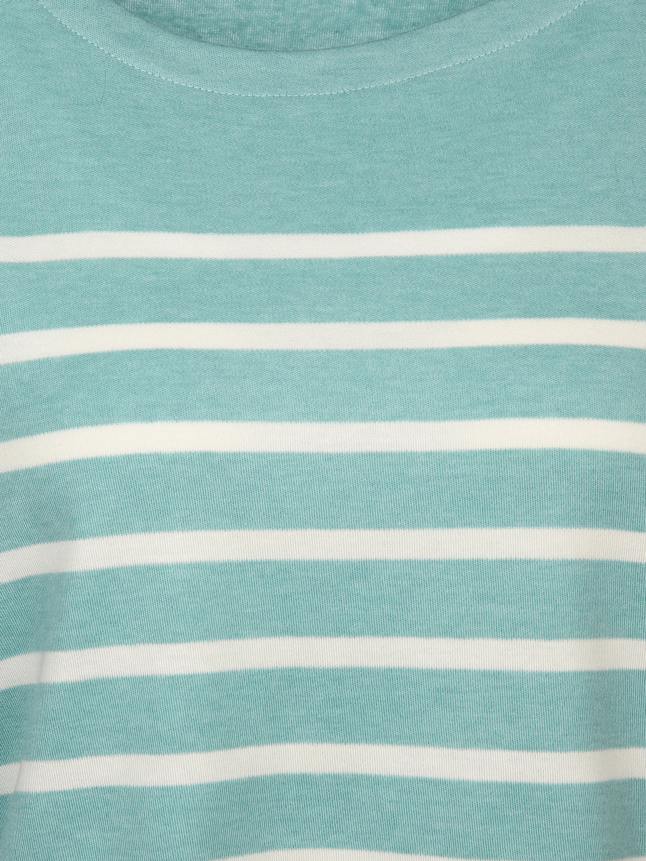 Sure Da-Streifenshirt m. 3/4 Arm Türkis 897549 AQUA MEL. 3 Sure Da-Streifenshirt m. 3/4 Arm Türkis 897549 AQUA MEL. 3