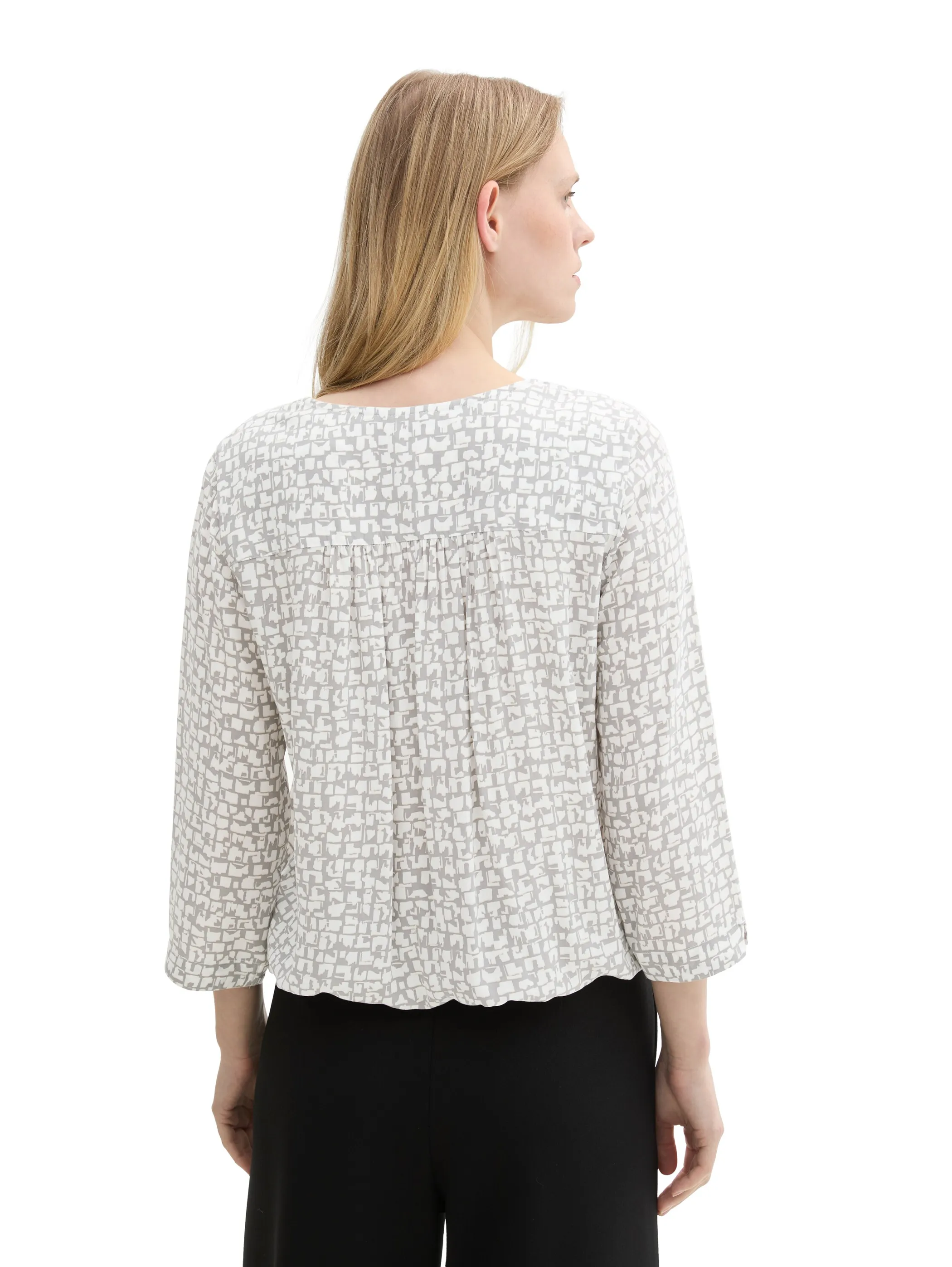 36134 AWG Mode - Damen Blusenshirt mit 7/8 Ärmeln | 36134 | noSize | 898597 ...