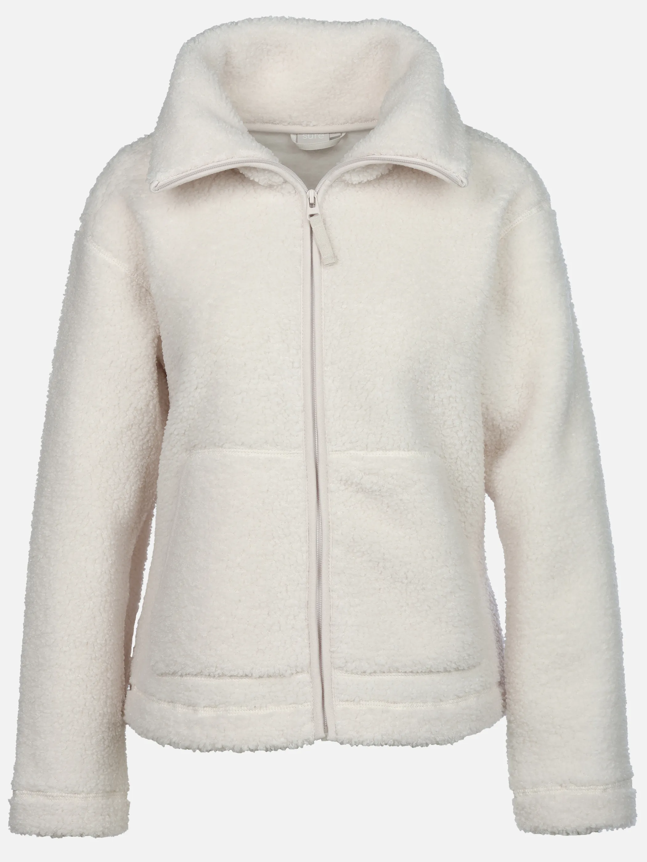 Sure Da. Teddy Cardigan Weiß 928445 OFFWHITE 1