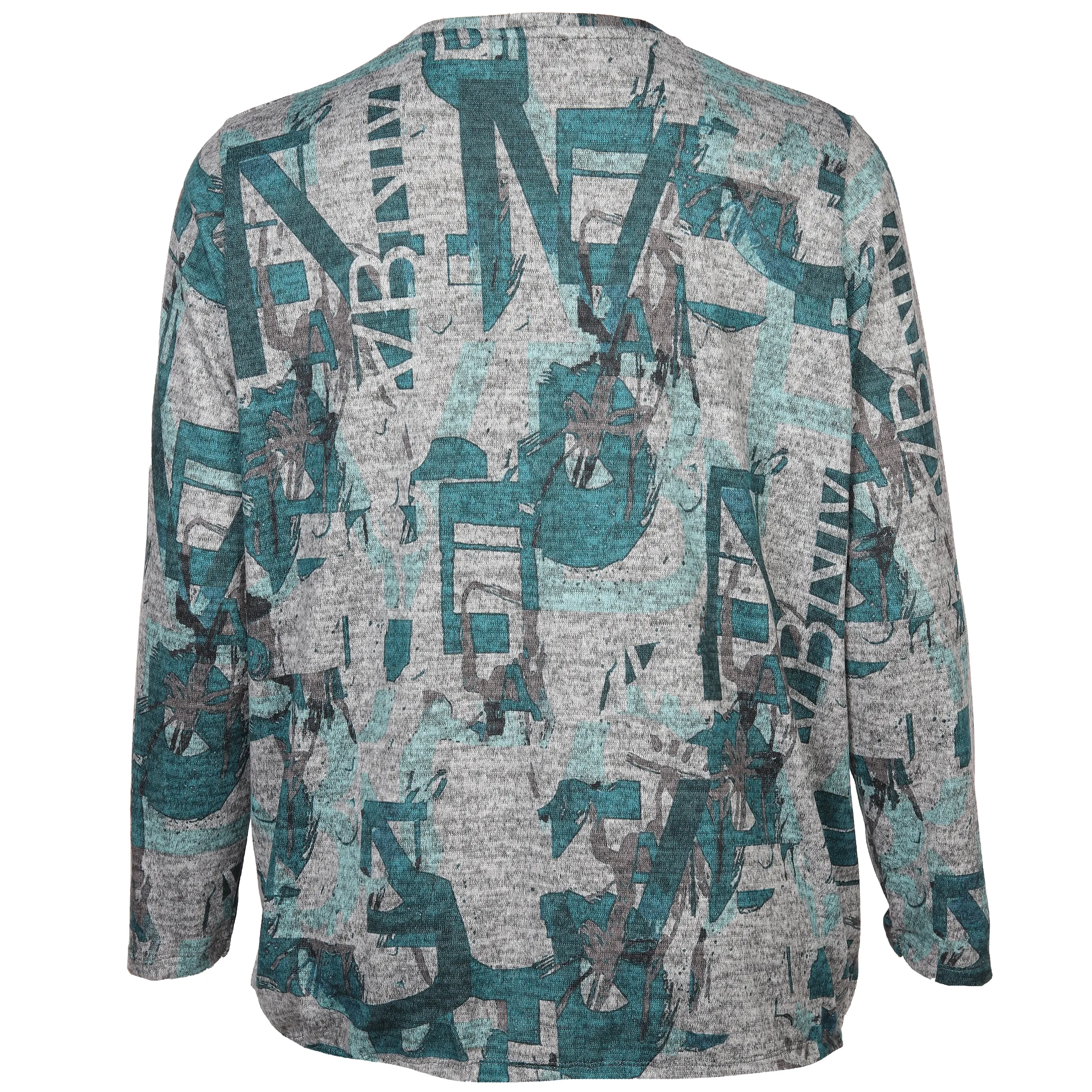 Sonja Blank Da-gr.Gr. Flauschshirt Türkis 887341 PETROL 2 Sonja Blank Da-gr.Gr. Flauschshirt Türkis 887341 PETROL 2