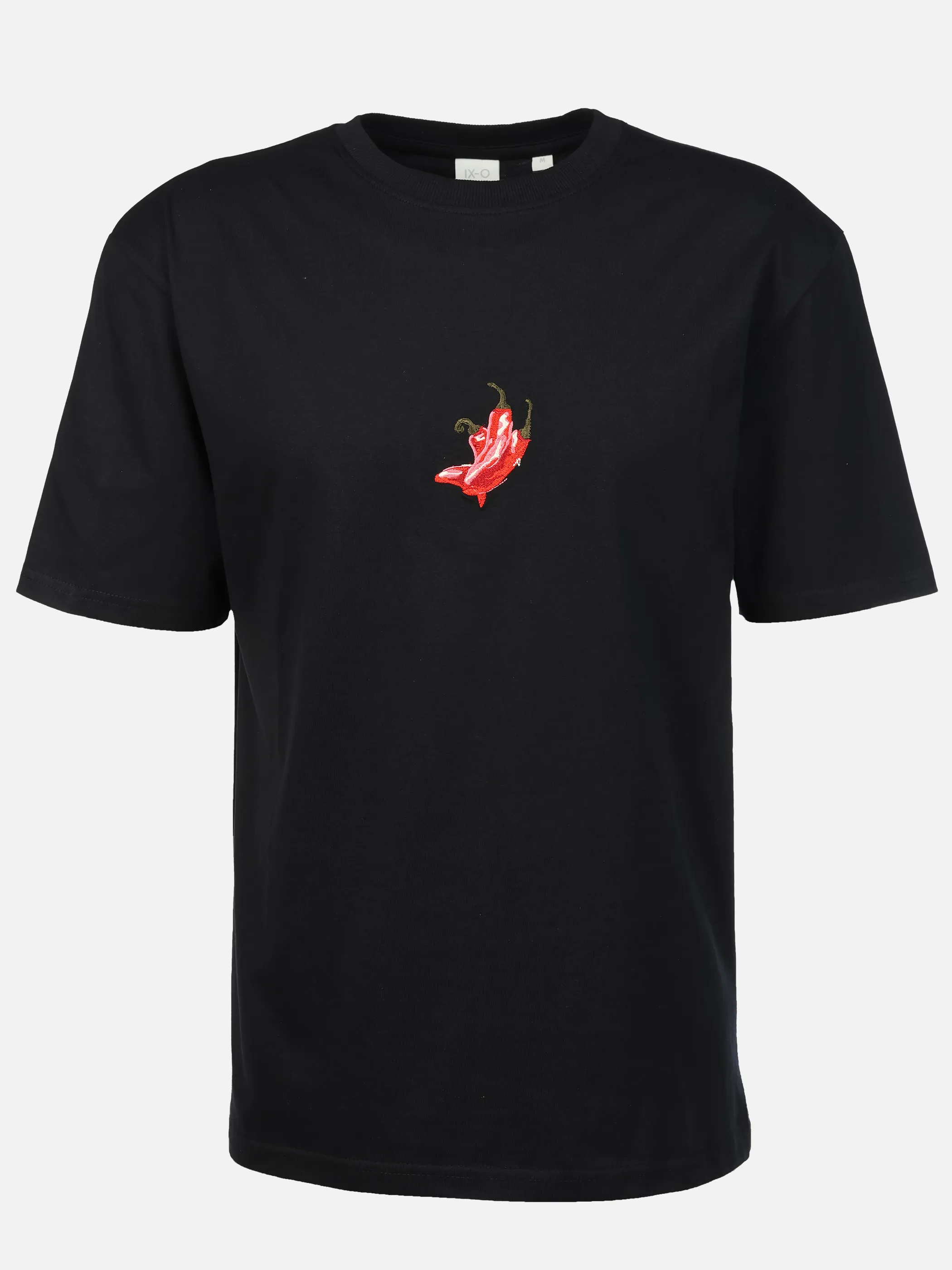 IX-O H12078M22629AAWG YF He-T-Shirt mit Backprint Schwarz 925918 23400 1